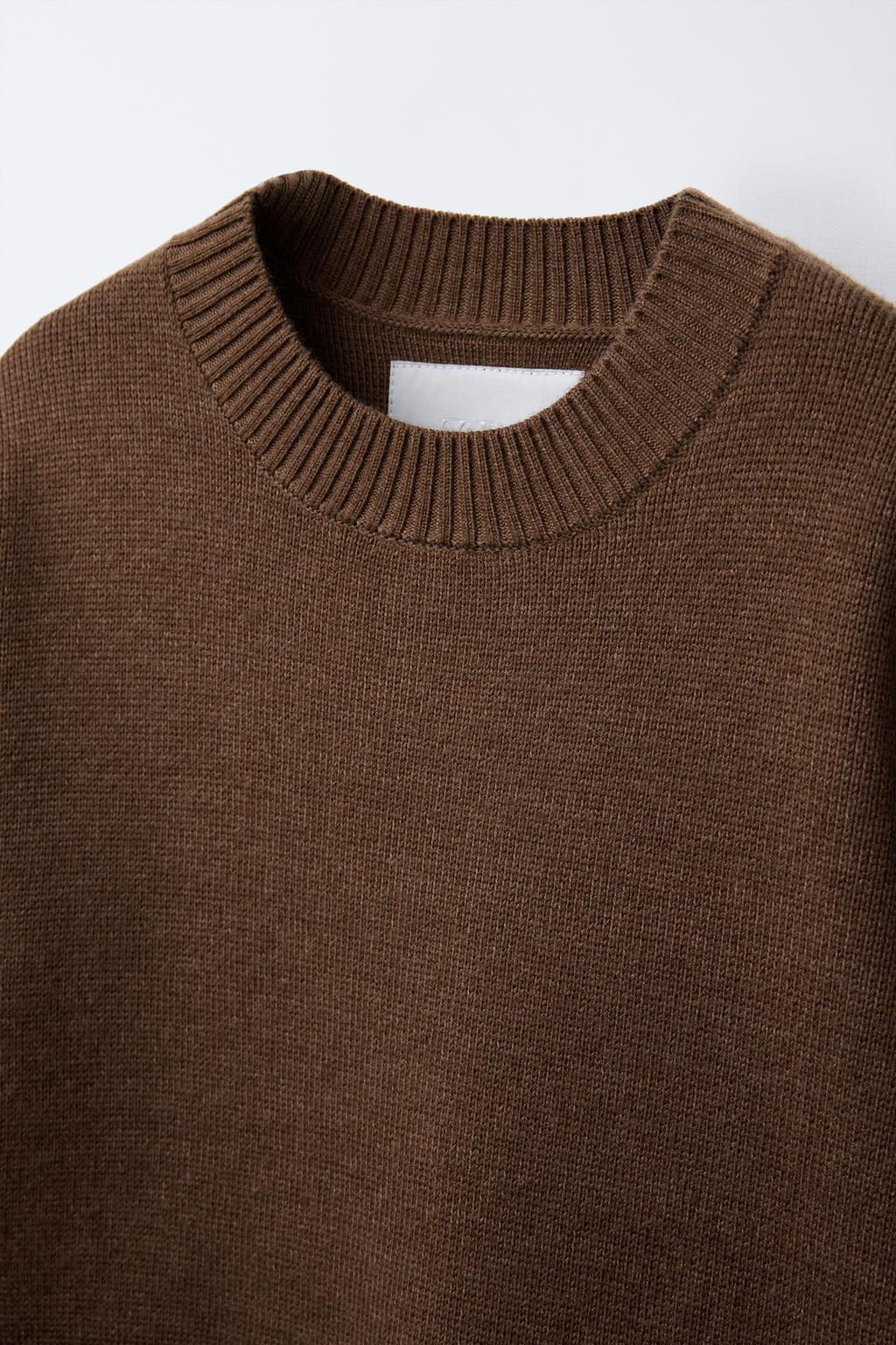 KNIT SWEATER WITH POCKETS - Zara фото 4