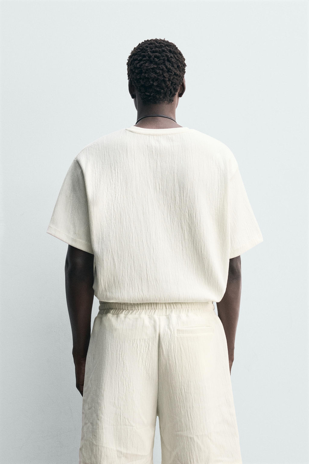 TEXTURED RELAXED FIT T-SHIRT - Zara фото 3