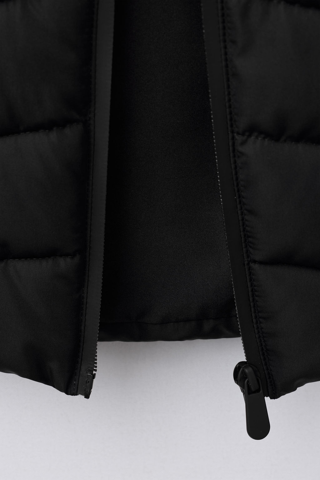 NEOPRENE-EFFECT SLEEVE PADDED JACKET - Zara фото 8