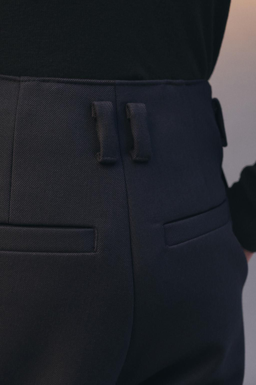 LIMITED EDITION SLIM FIT SUIT TROUSERS - Zara фото 5