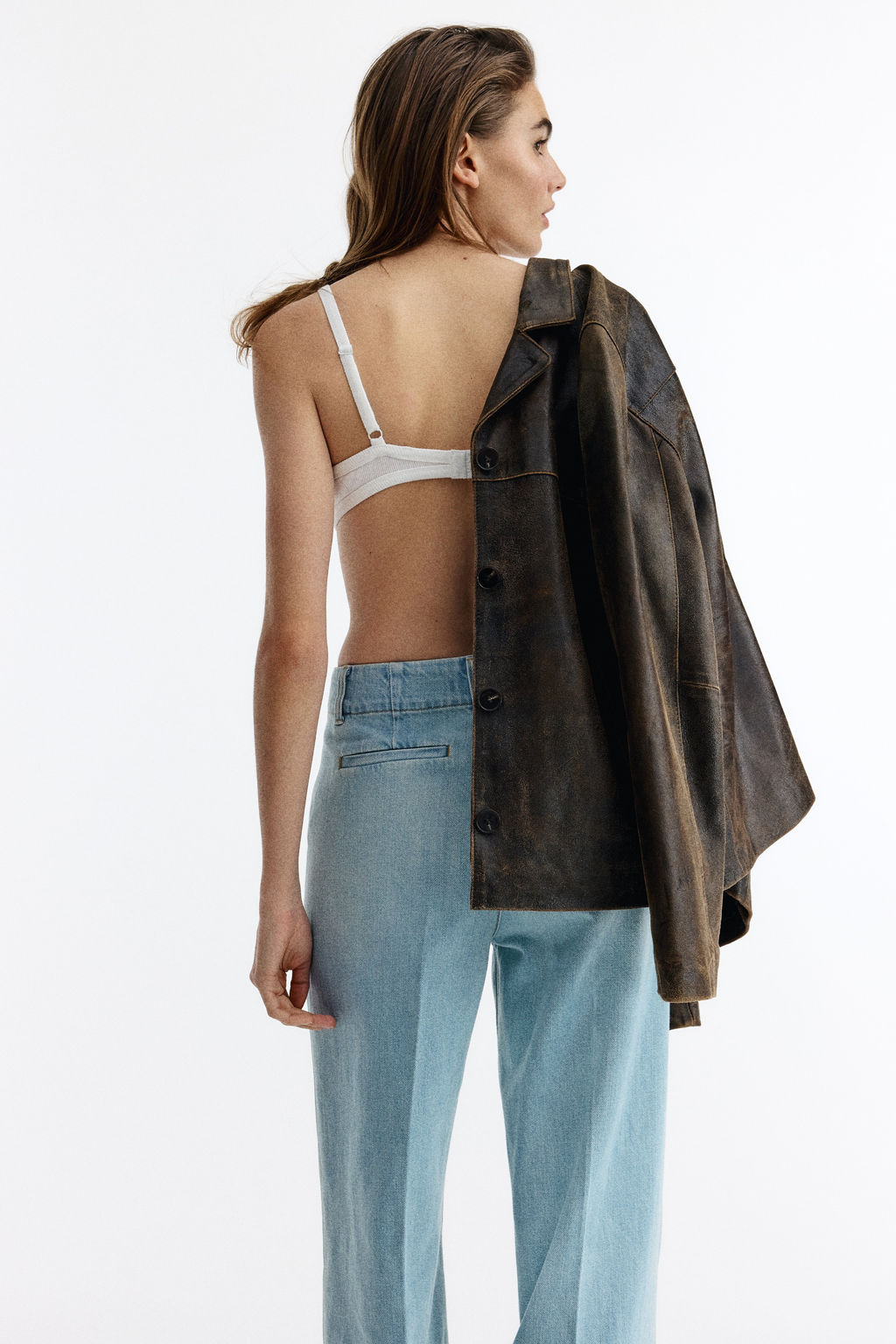 Straight High Jeans - H&m фото 8