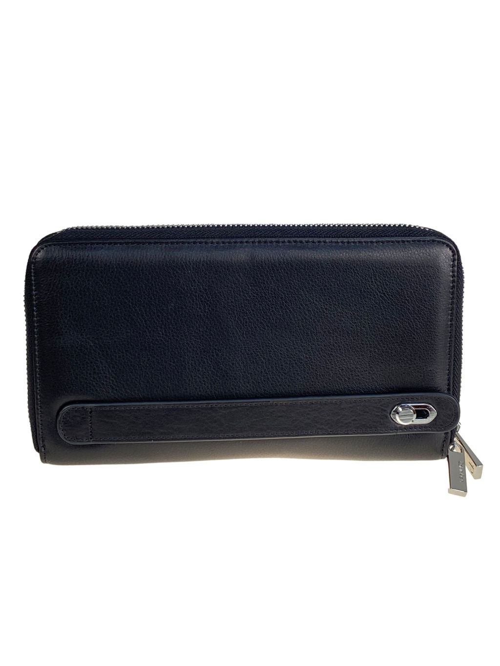 Клатч мужской из натуральной кожи, цвет черный - Greta фото 2