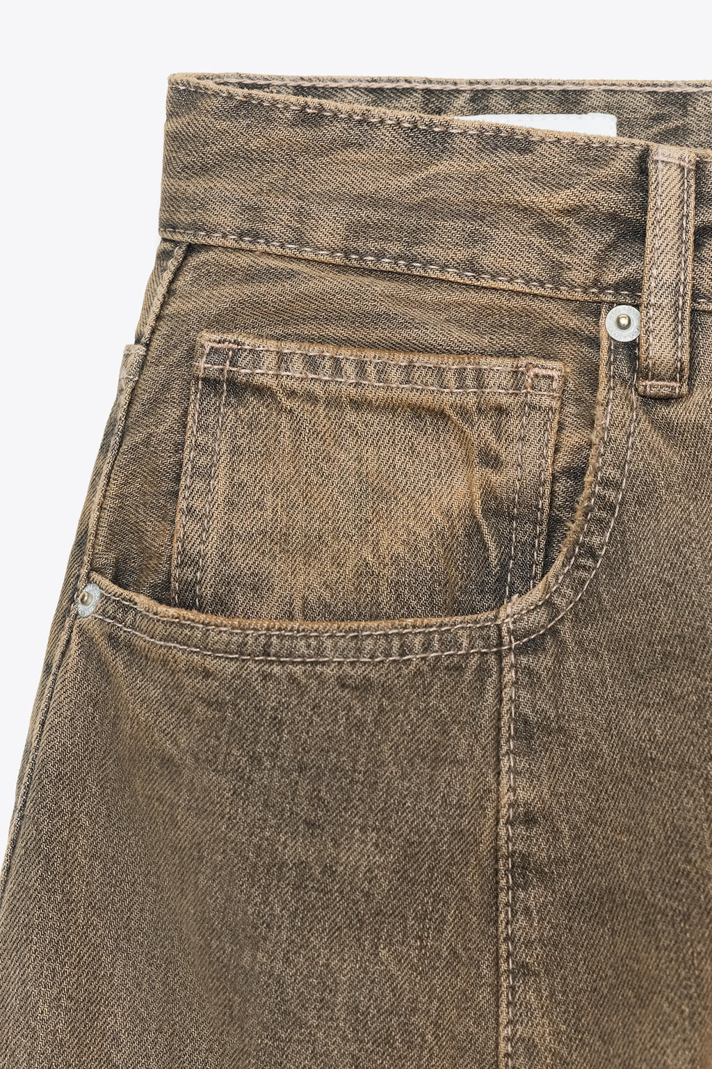 TRF OVERSIZE LOW-RISE JEANS - Zara фото 10