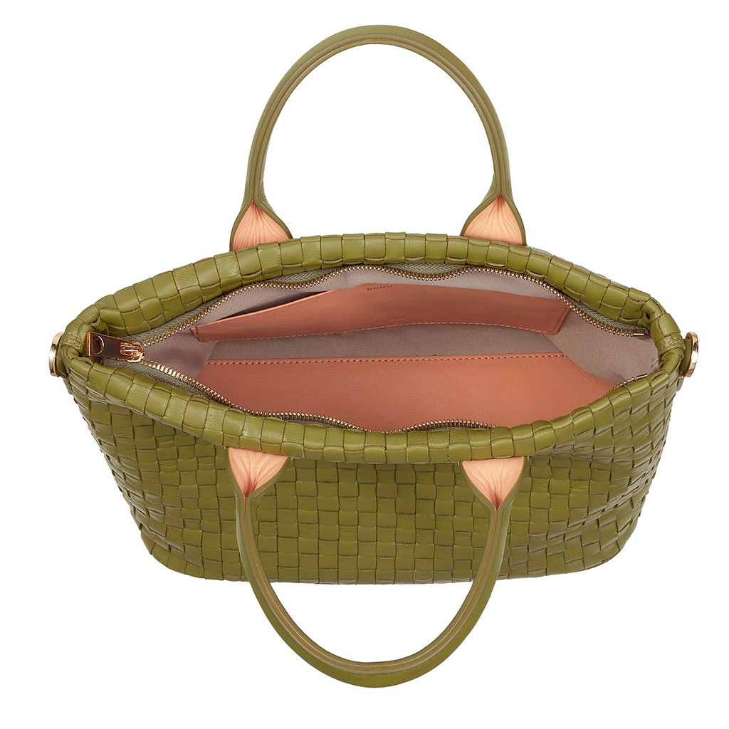 Итальянская женская сумка DuDu Bags серии Jaqueline | оливковый - Dudubags фото 4