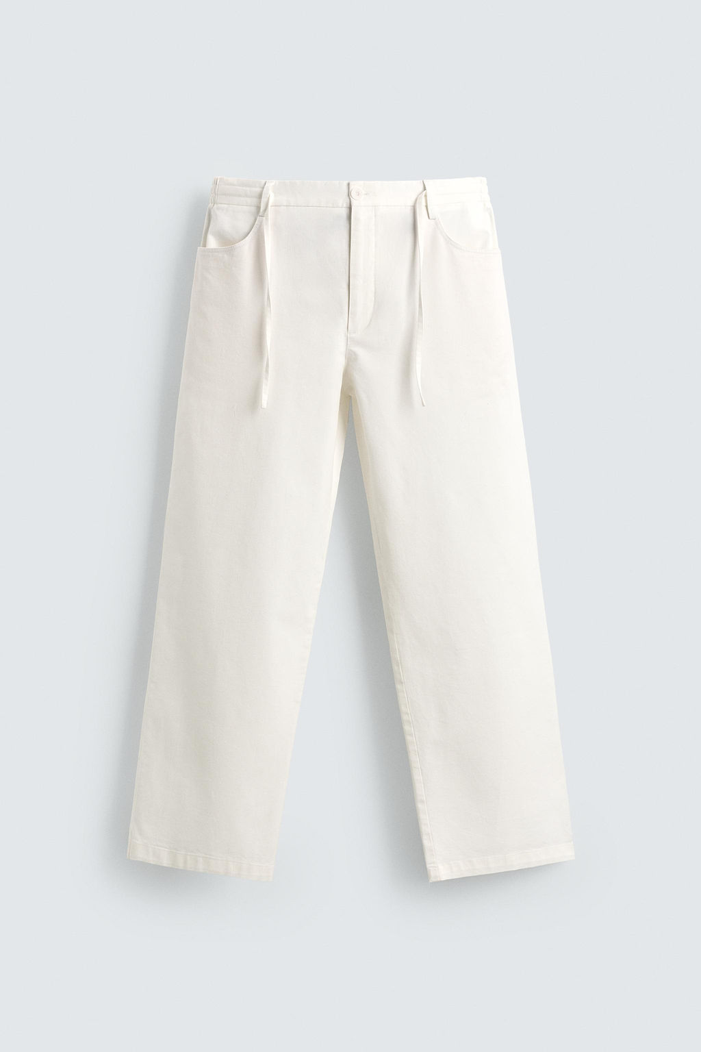 RELAXED FIT FLOWING TROUSERS - Zara фото 15