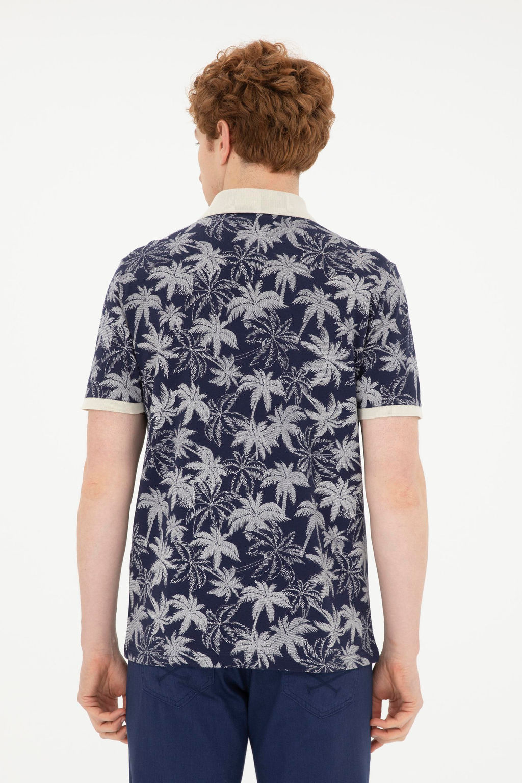 Мужская темно-синяя футболка - U.s. polo assn фото 5