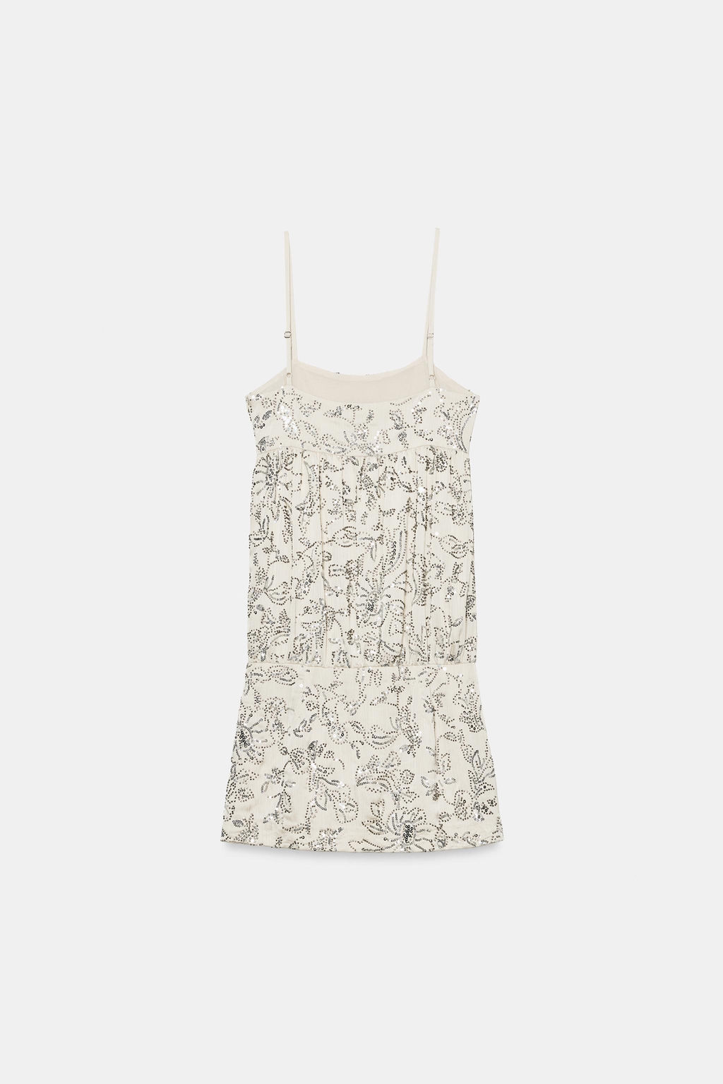 VESTIDO MINI ABALORIOS / Plata - Zara фото 7