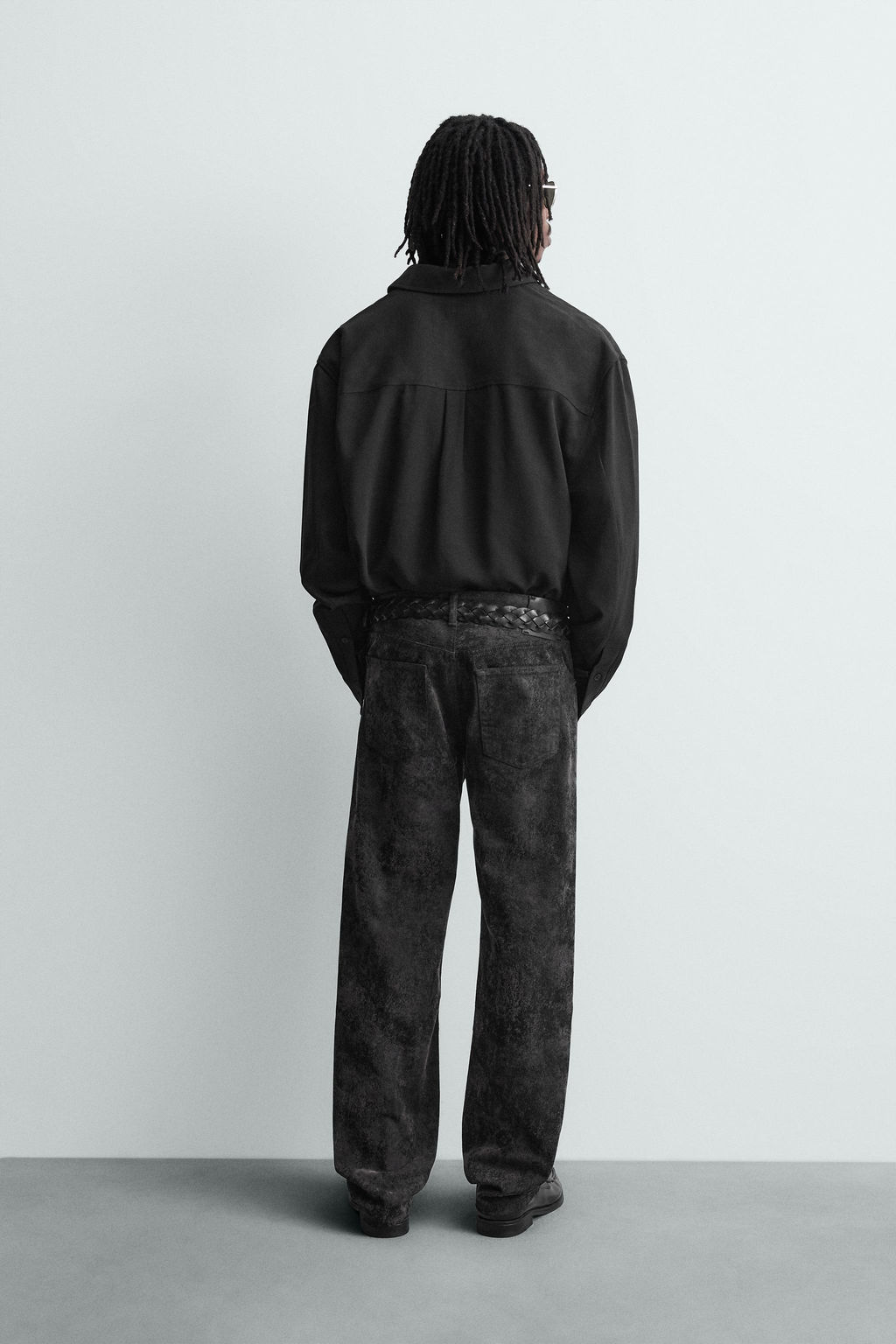 ABSTRACT JACQUARD STRAIGHT-LEG JEANS - Zara фото 3