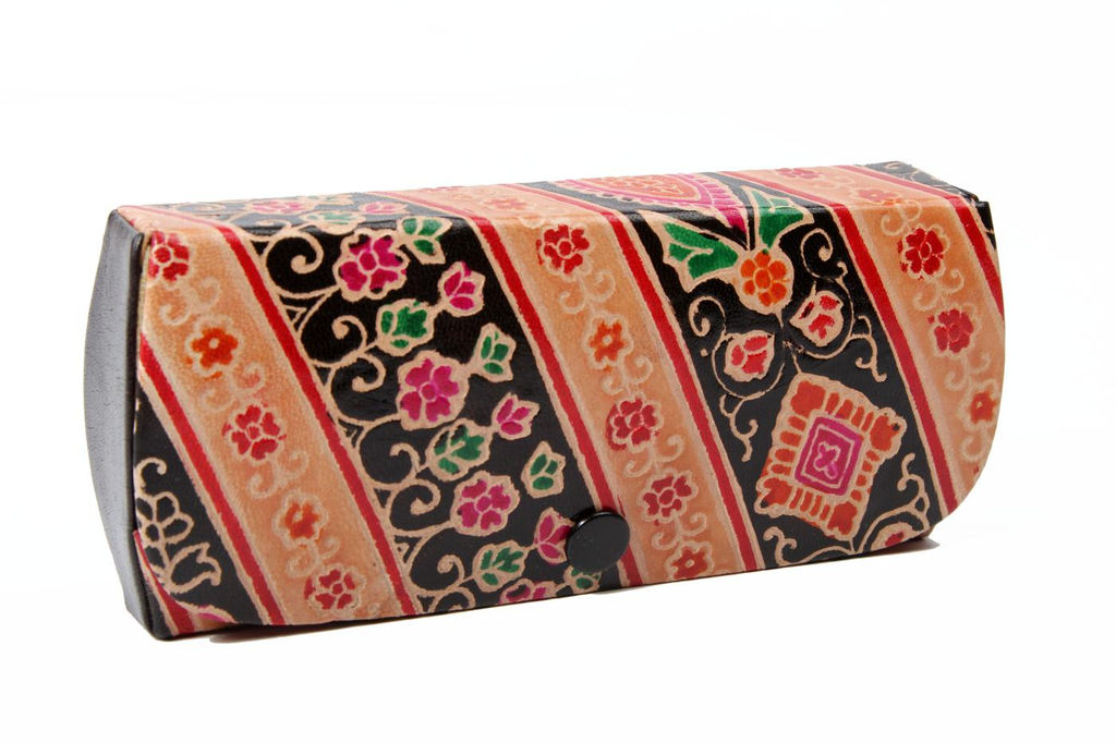 Футляр для очков ручной принт № 018/19