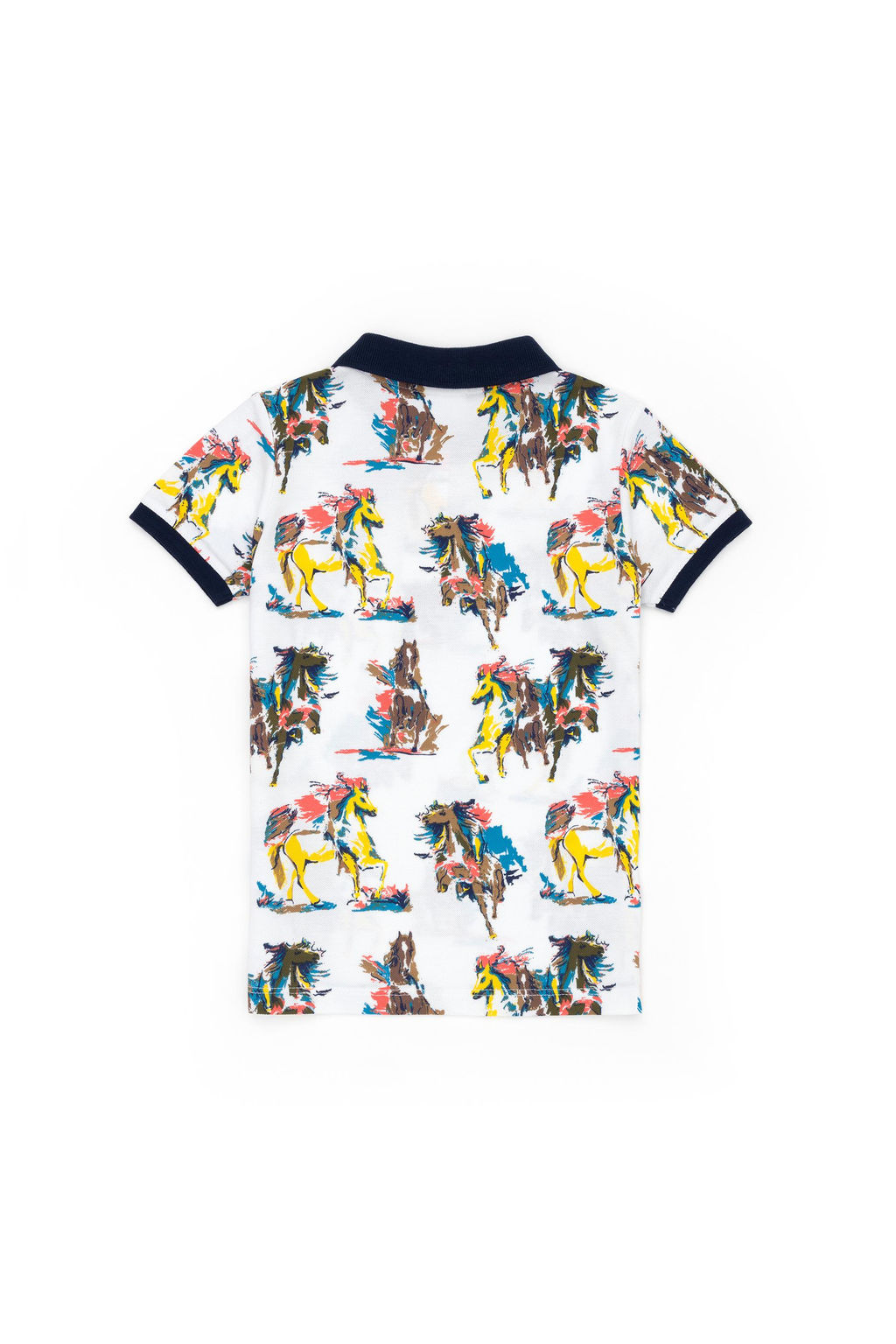 U. S. Polo Assn Белая футболка с воротником-поло для мальчика - U.s. polo assn фото 11