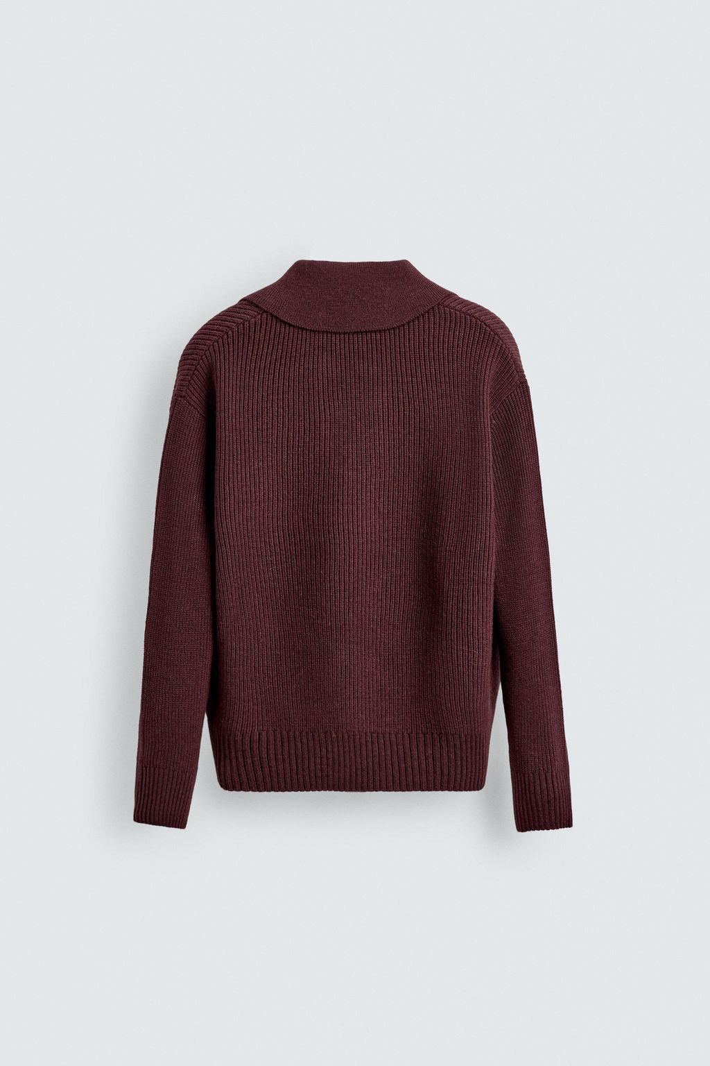 PURL KNIT POLO SHIRT - Zara фото 8