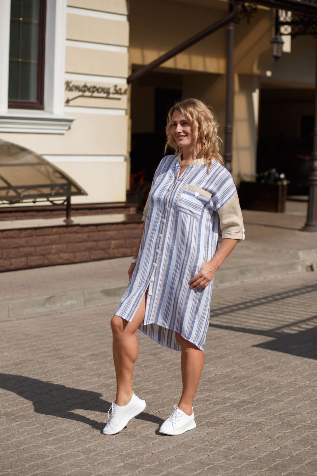 Платье 70% лен, 30% вискоза - Новый лен фото 3