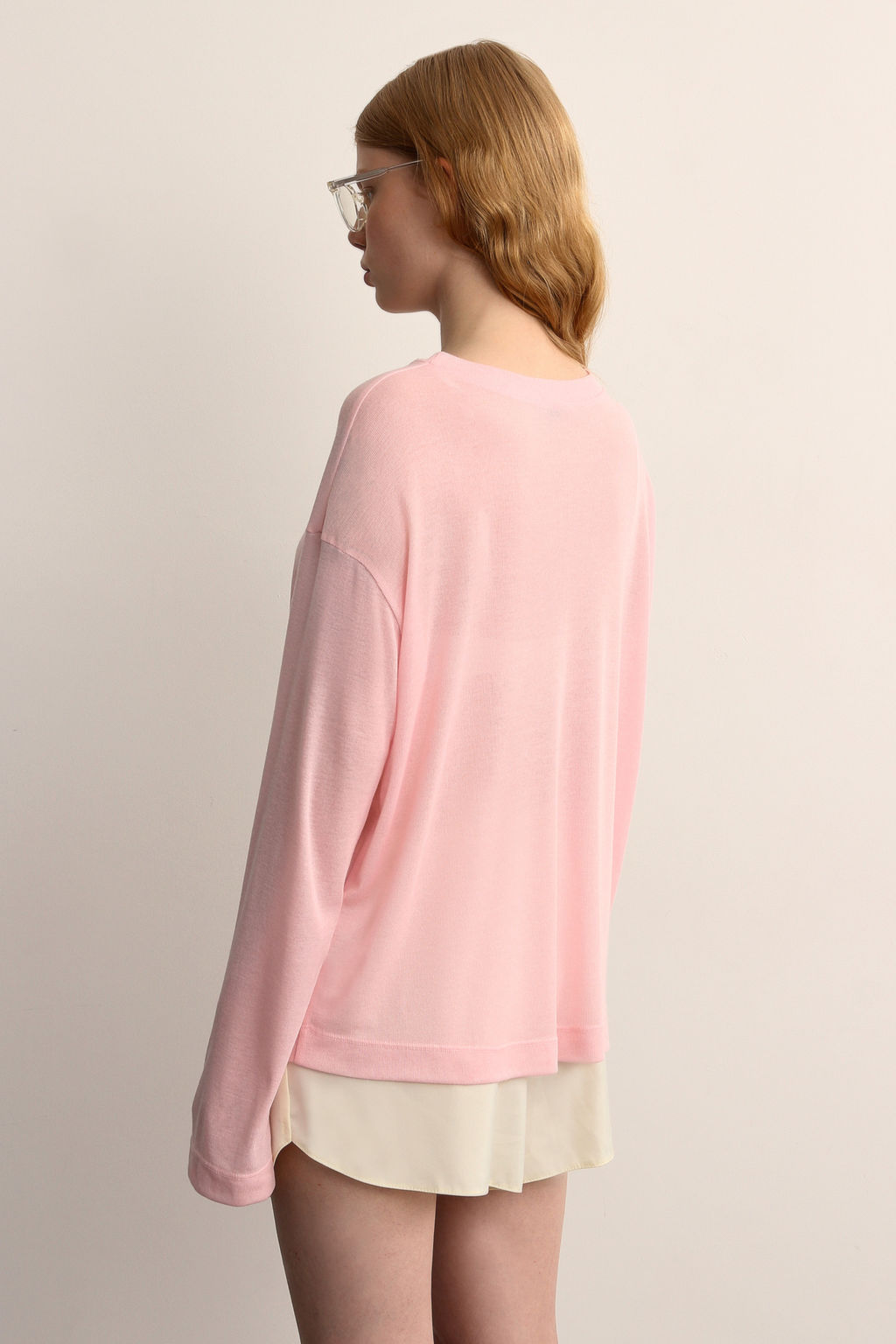 Лонгслив из трикотажа прямого силуэта - Mollis фото 5