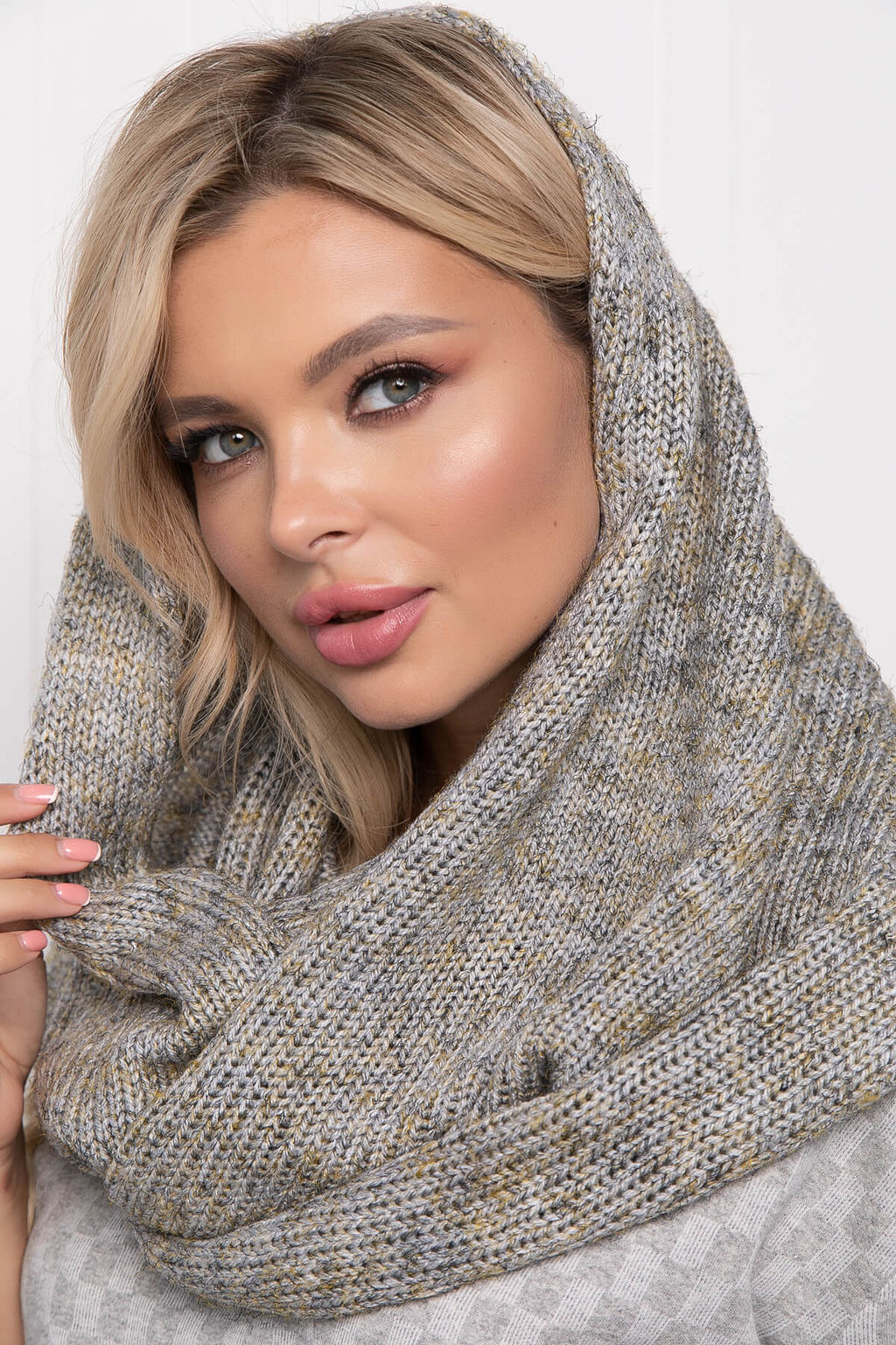 Снуд (серый) СВ2 - Lt collection фото 5