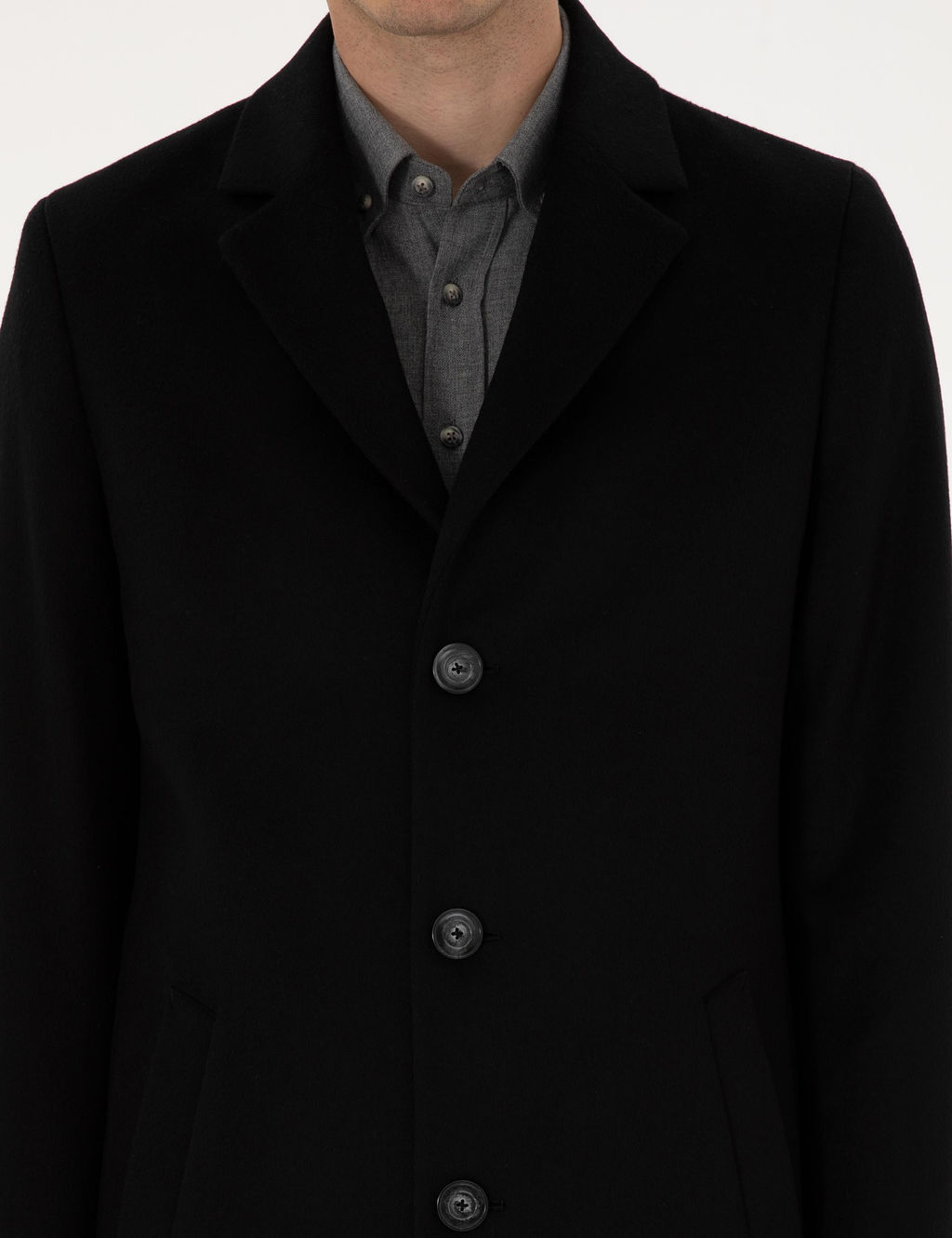 Siyah Ex. Slim Fit Ka_e Kaban - Pierre cardin фото 7