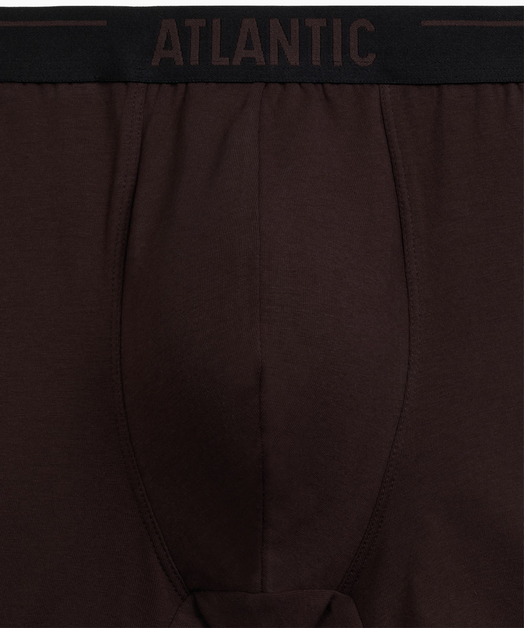 ATLANTIC 5SMH-004 Трусы шорты Solid - набор (5 шт.) коричневый + графитовый + черный + фиолетово-серый + каберне фото 4