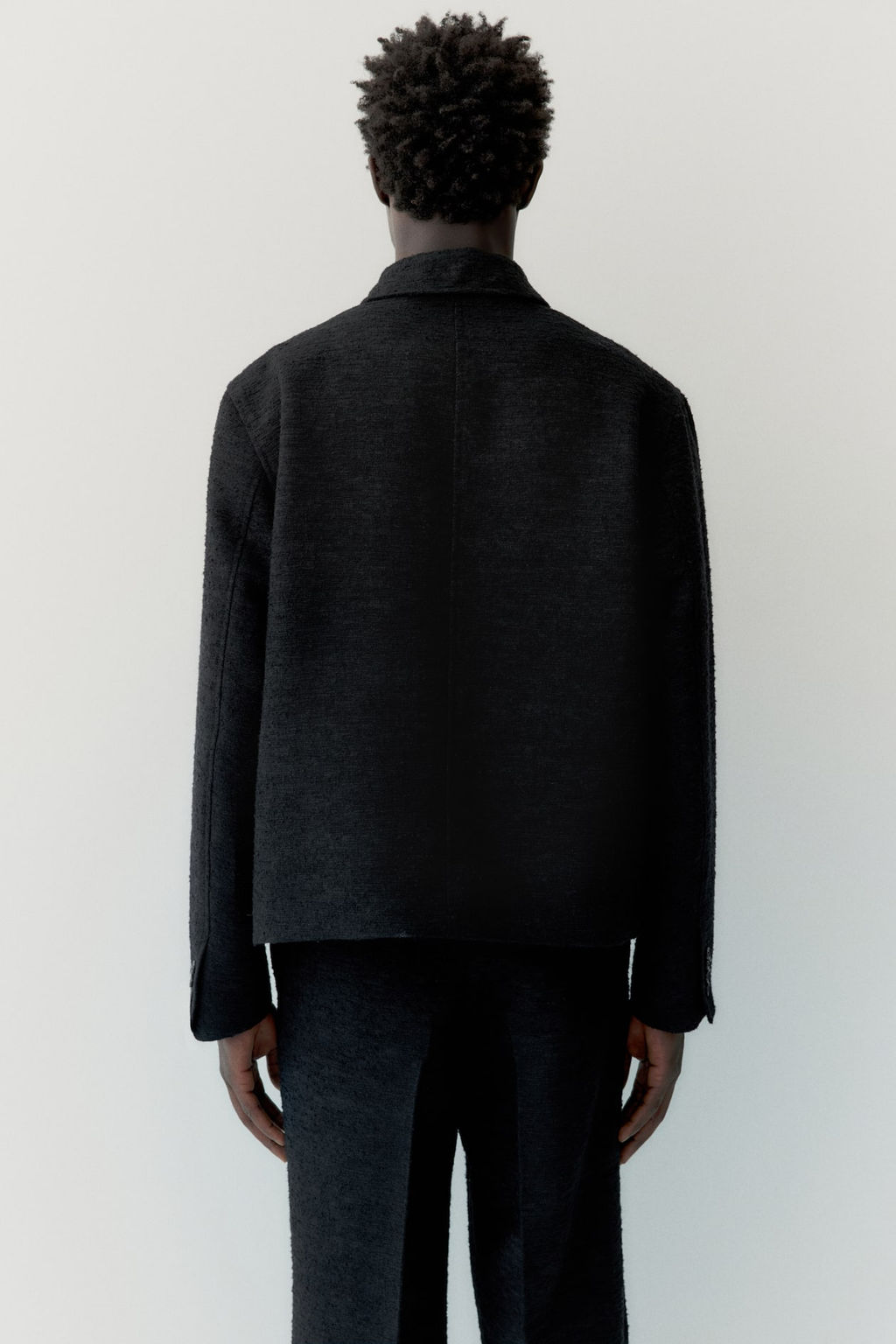 Sobrecamisa texturizada con cremallera - H&m фото 3