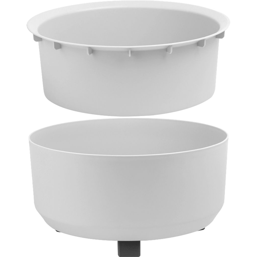 Кашпо Грация прайм 2,25л Белый со вставкой Турция (уп.12) - Ортон фото 3