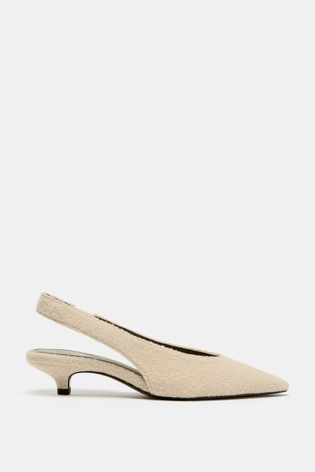 SHEARLING EFFECT SLINGBACK SHOES - Zara фото 8