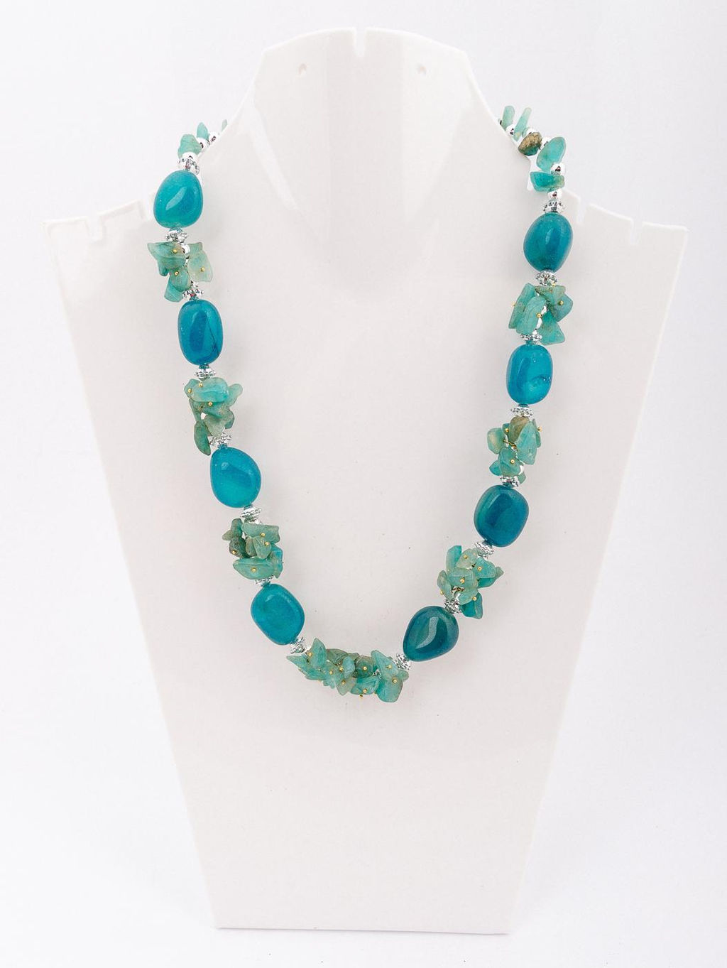 Украшение Бусы камень (оникс) № 0756