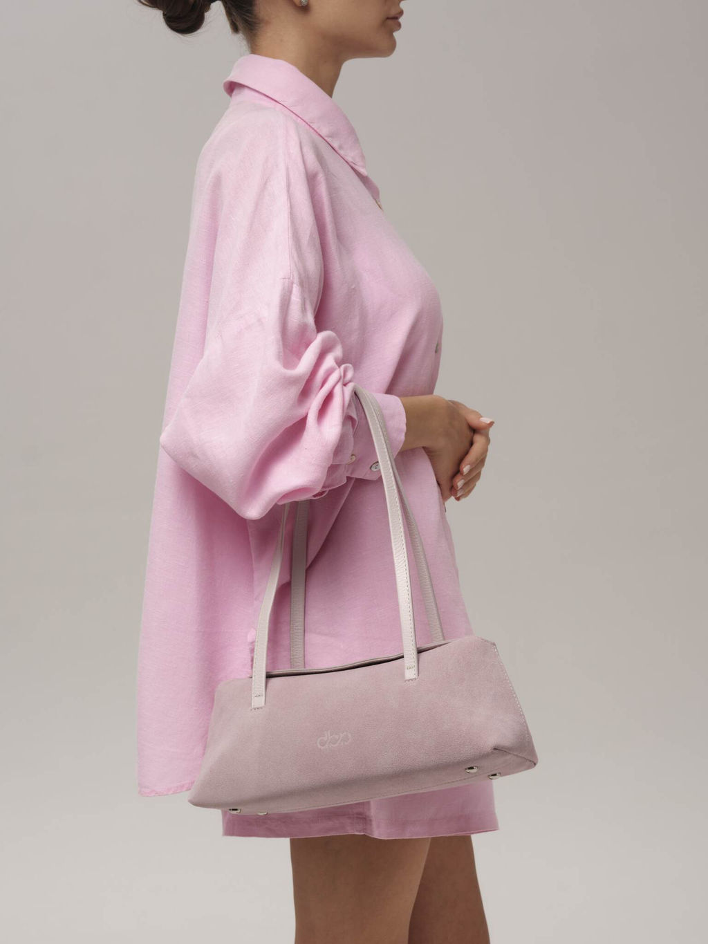 Сумка багет Raduy DBR 31127 розовый фламинго  фото 2