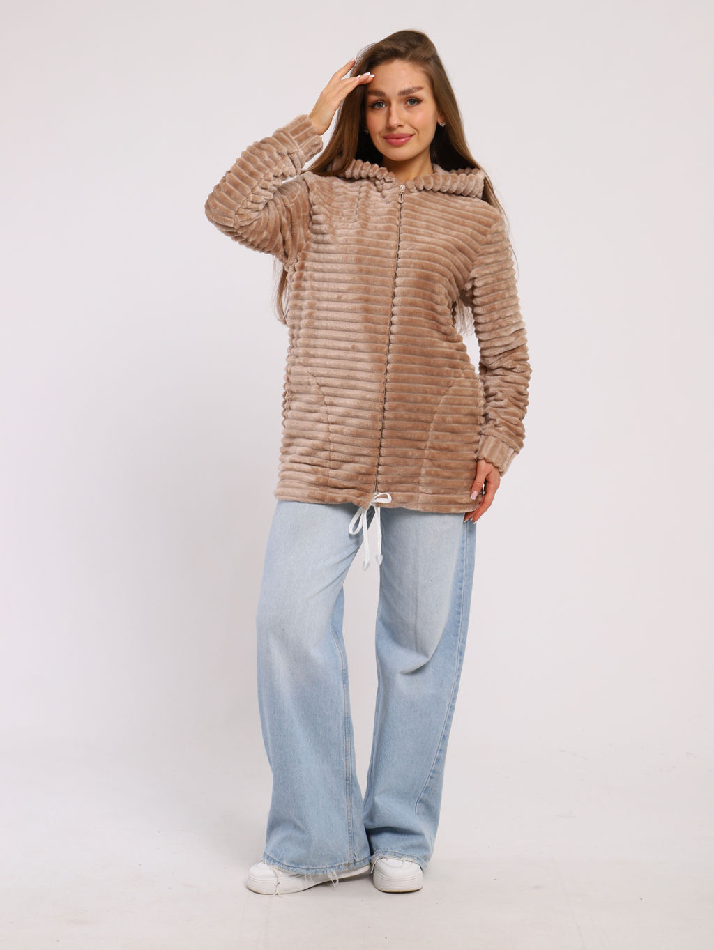 Толстовка женская 6-204 из велсофта - Новое кимоно фото 38