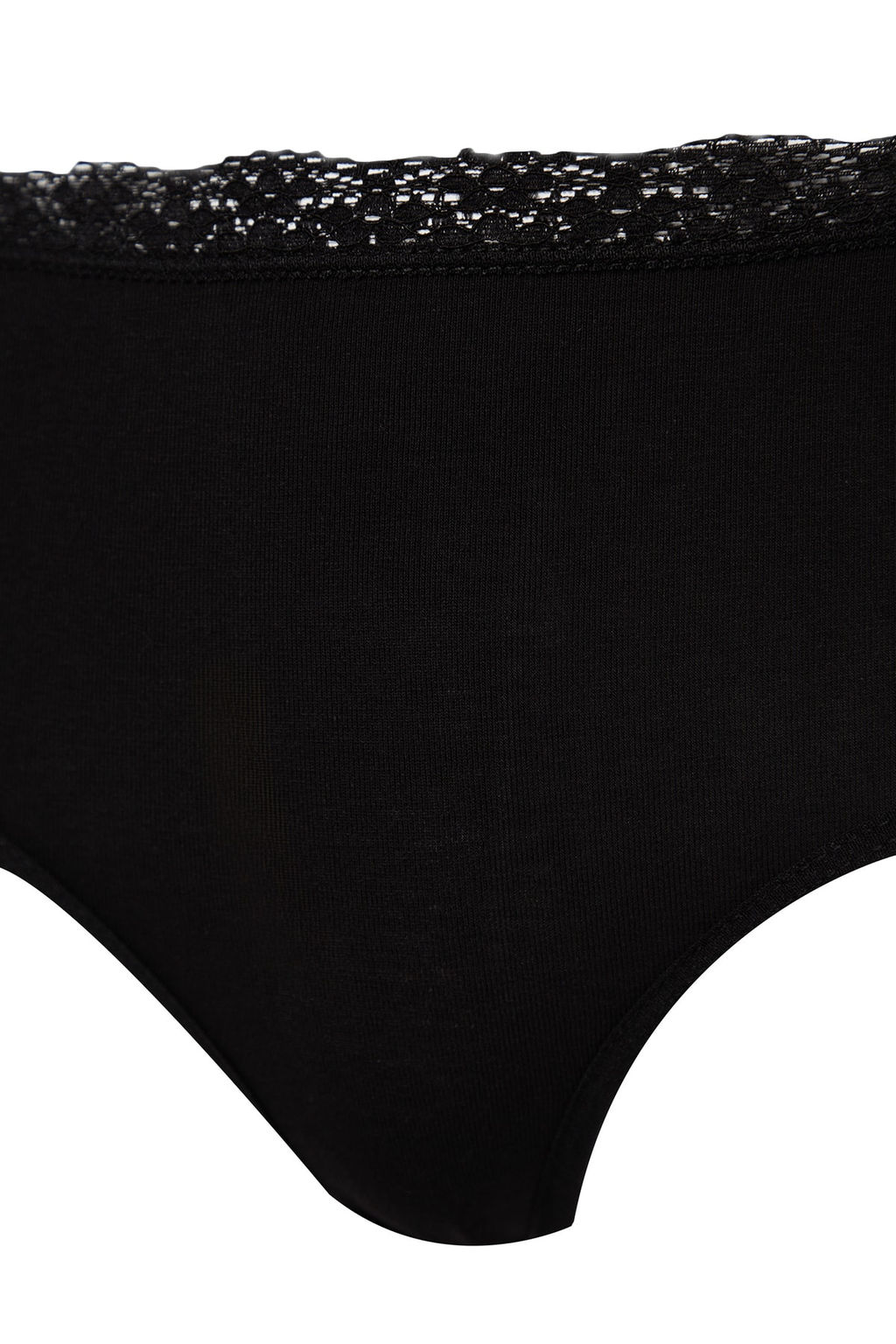 Trendyolmilla Siyah 3lu Pamuklu Dantelli Rahat Kal?p Hipster Orme Kulot THMAW24KU00009  фото 8