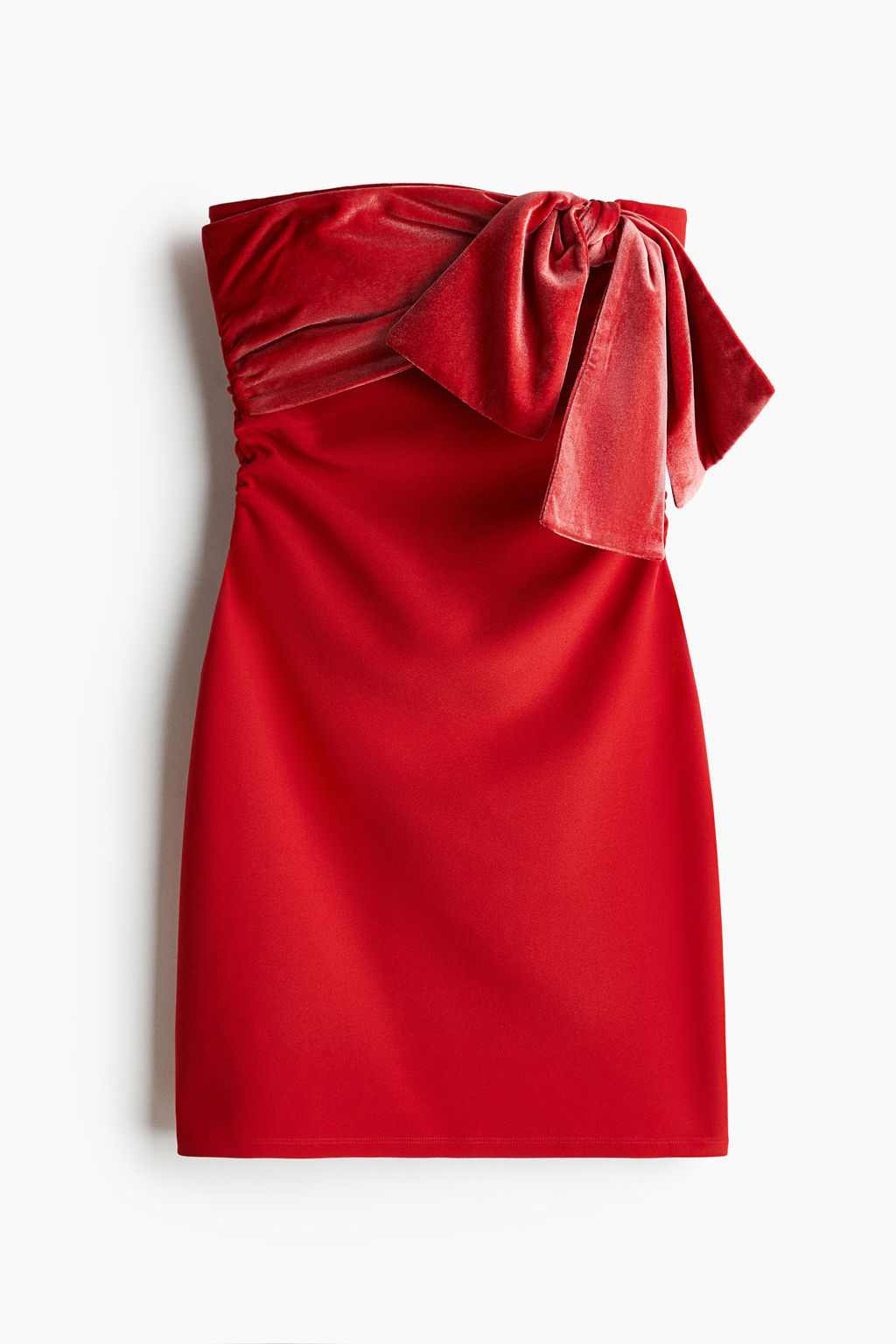 Vestido de tubo con lazo
