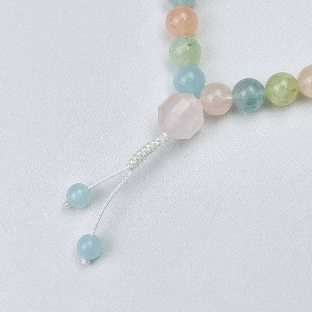 Четки буддийские "мала" из Берилла микс (27 бусин)