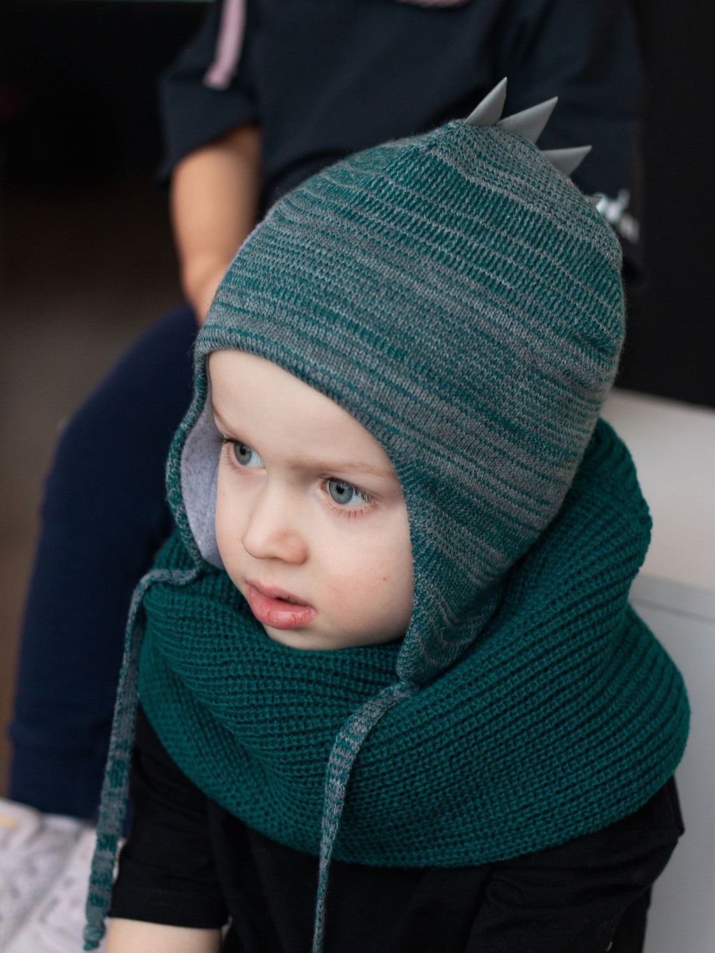 Снуд-резинка вязаный (Океан) - Jumbi фото 2