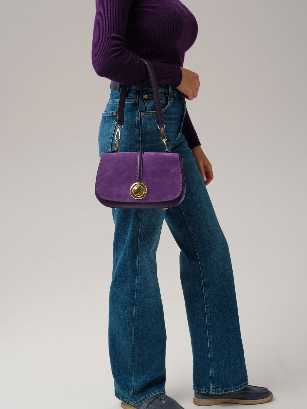 Кросс-боди сумка Azaro 30805 фиолетовая орхидея