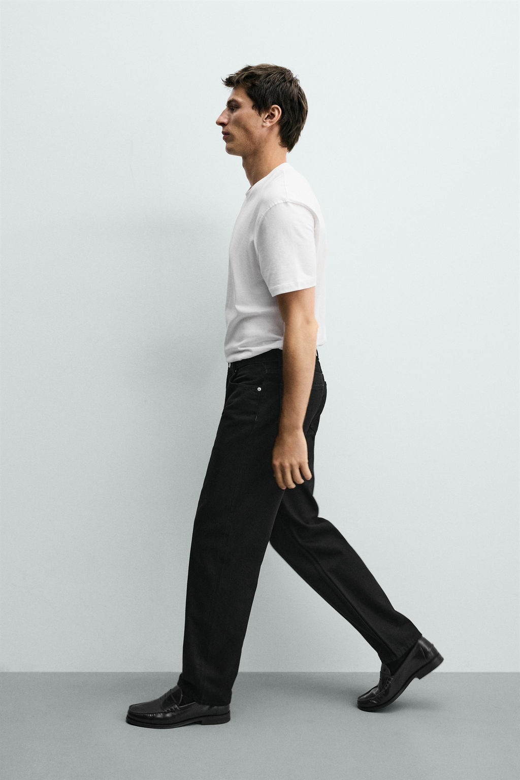 JEANS STRAIGHT FIT / Negro - Zara фото 6