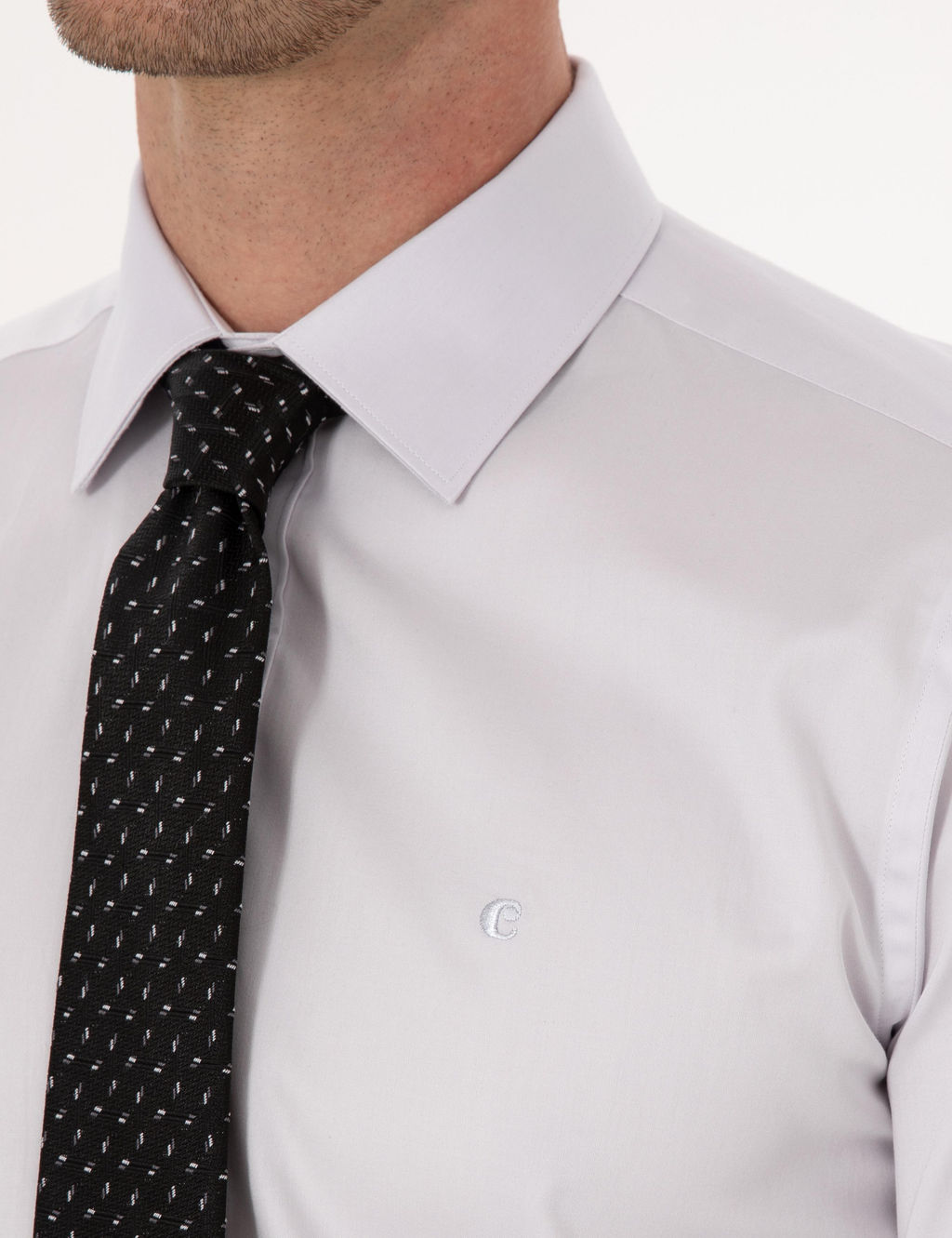 A__k Gri Slim Fit Uzun Kollu Basic G_mlek - Cacharel фото 7