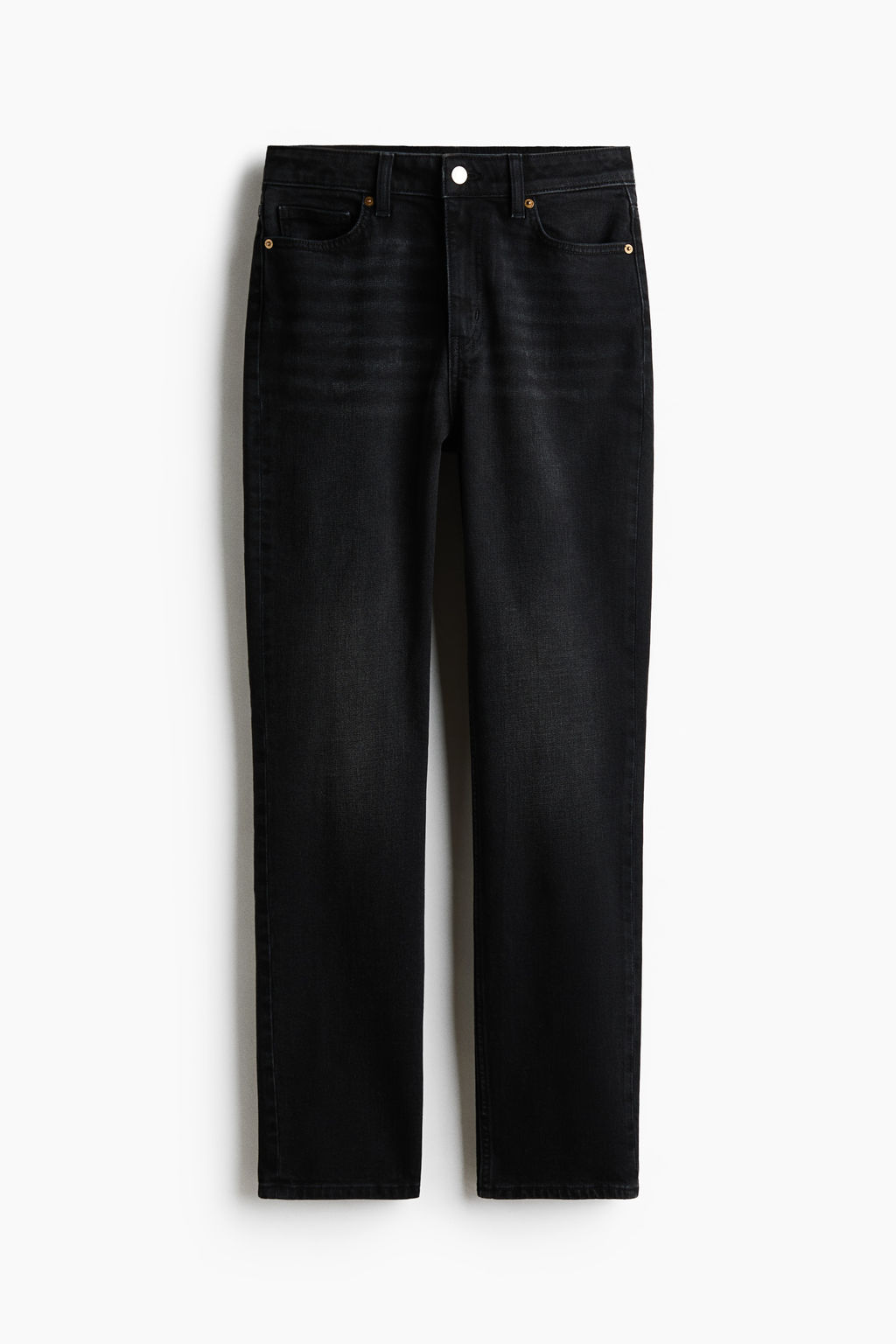 Slim Straight High Waist Jeans - H&m фото 7