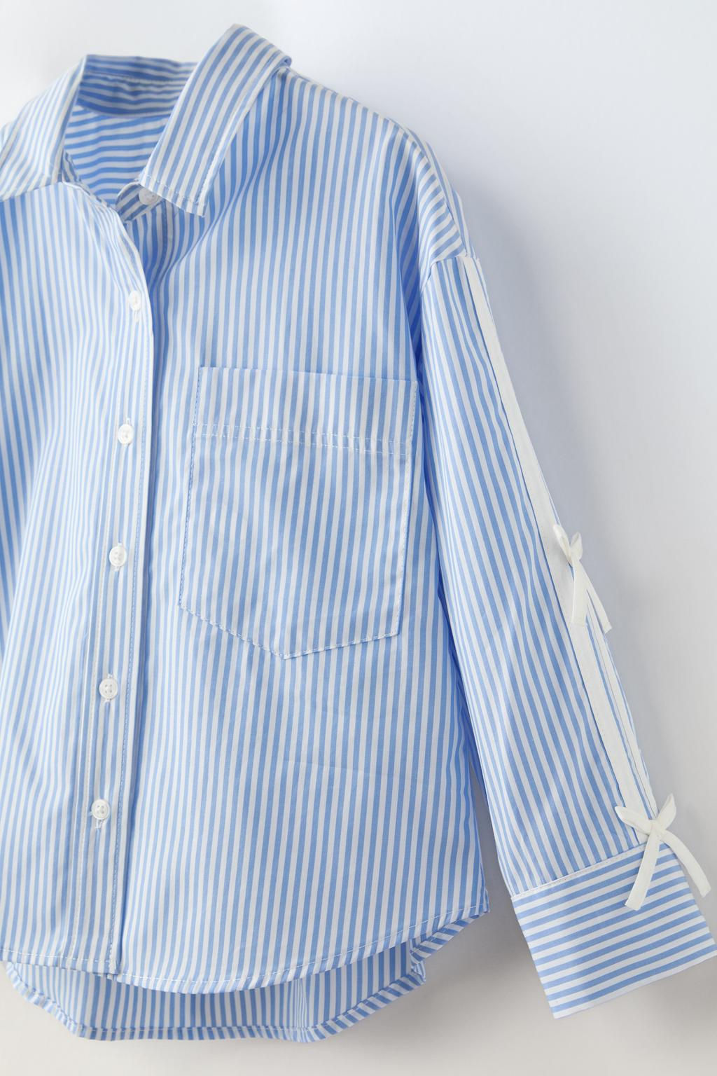 CIZGILI POPLIN GOMLEK - Zara фото 3