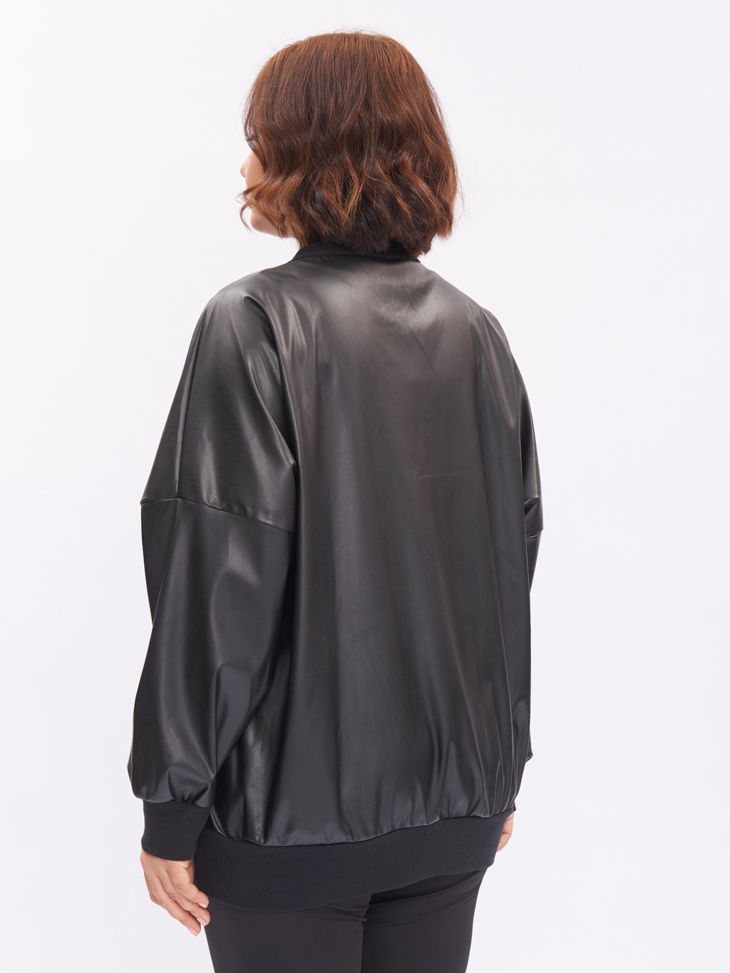 Бомбер из эко-кожи ZGA00409BLS01