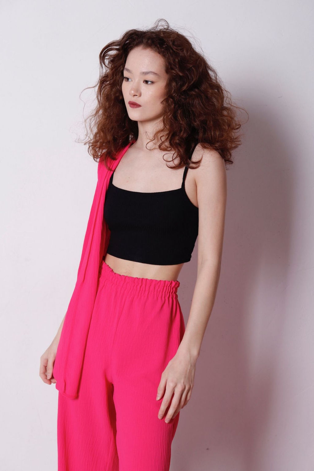 9183 Костюм из кимоно и брюк-палаццо ярко-розовый - Martichelli фото 22