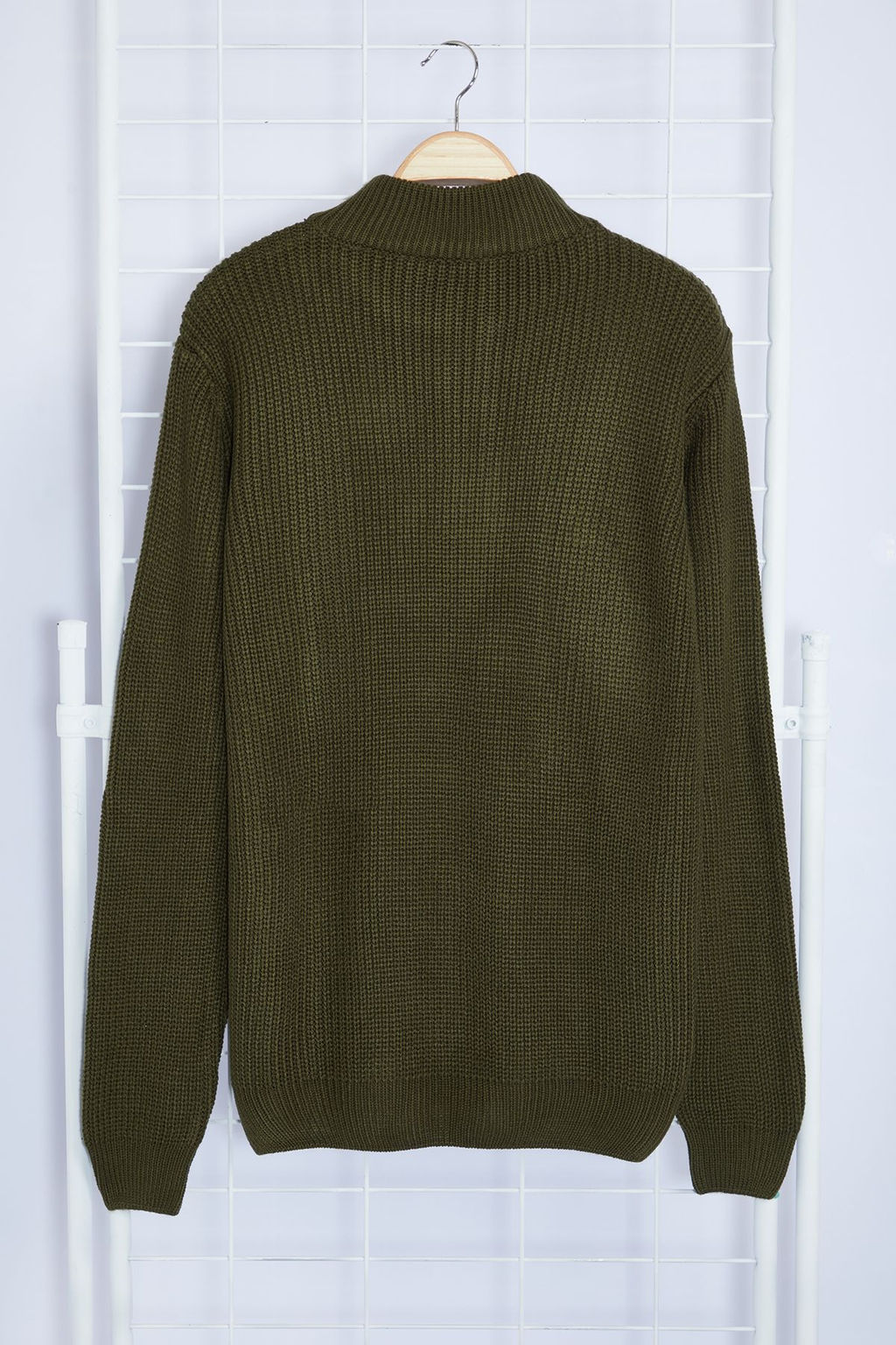 TRENDYOL MAN Indigo Casual Regular Yar?m Bal?kc? Yaka Duz Triko Kazak TMNAW22KZ1908 - Trendyolmilla фото 40