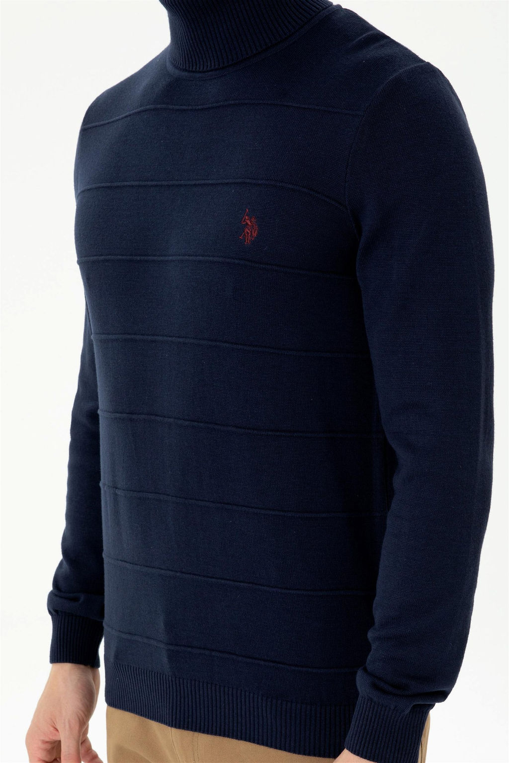 U. S. Polo Assn Мужской темно-синий свитер - U.s. polo assn фото 13