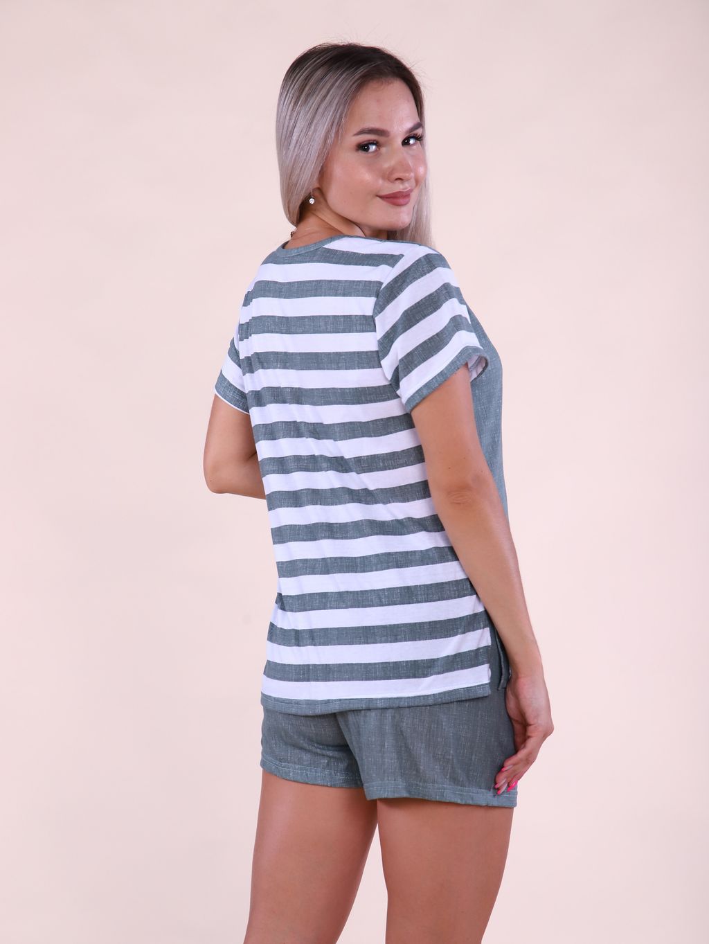 М388 Пижама Милана (полоса) - Иванушка-трикотаж фото 5