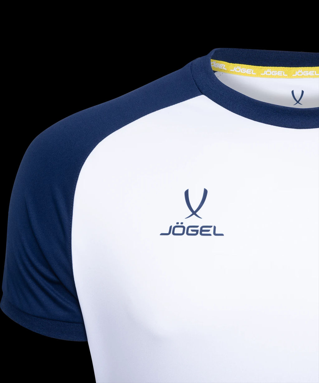 Футболка игровая JOGEL CAMP Reglan Jersey, белый/темно-синий