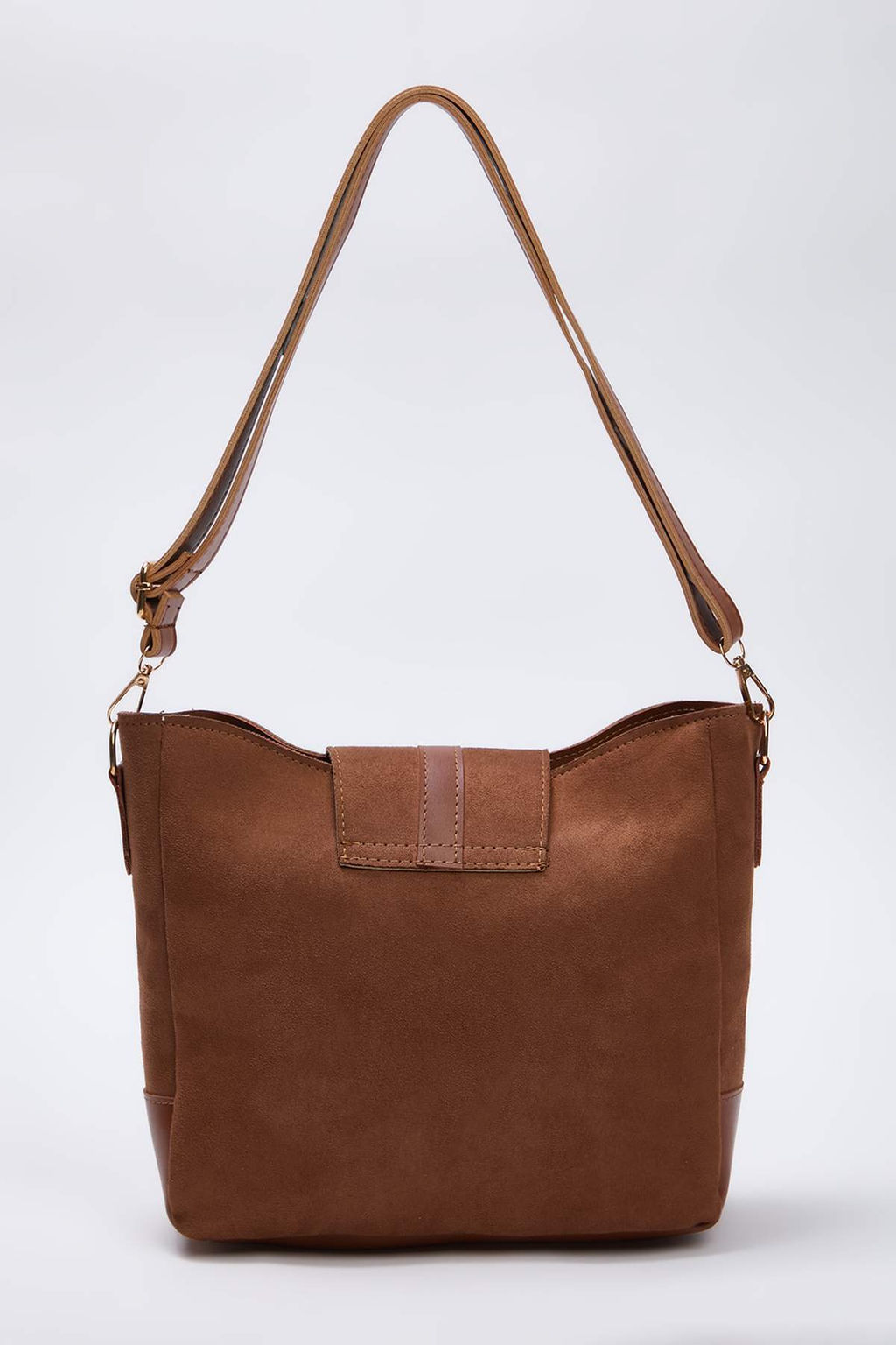 Koyu Kahverengi Suet Toka Detayl? Kad?n Midi Tote Omuz Canta TAKAW26OC00063 - Trendyolmilla фото 10