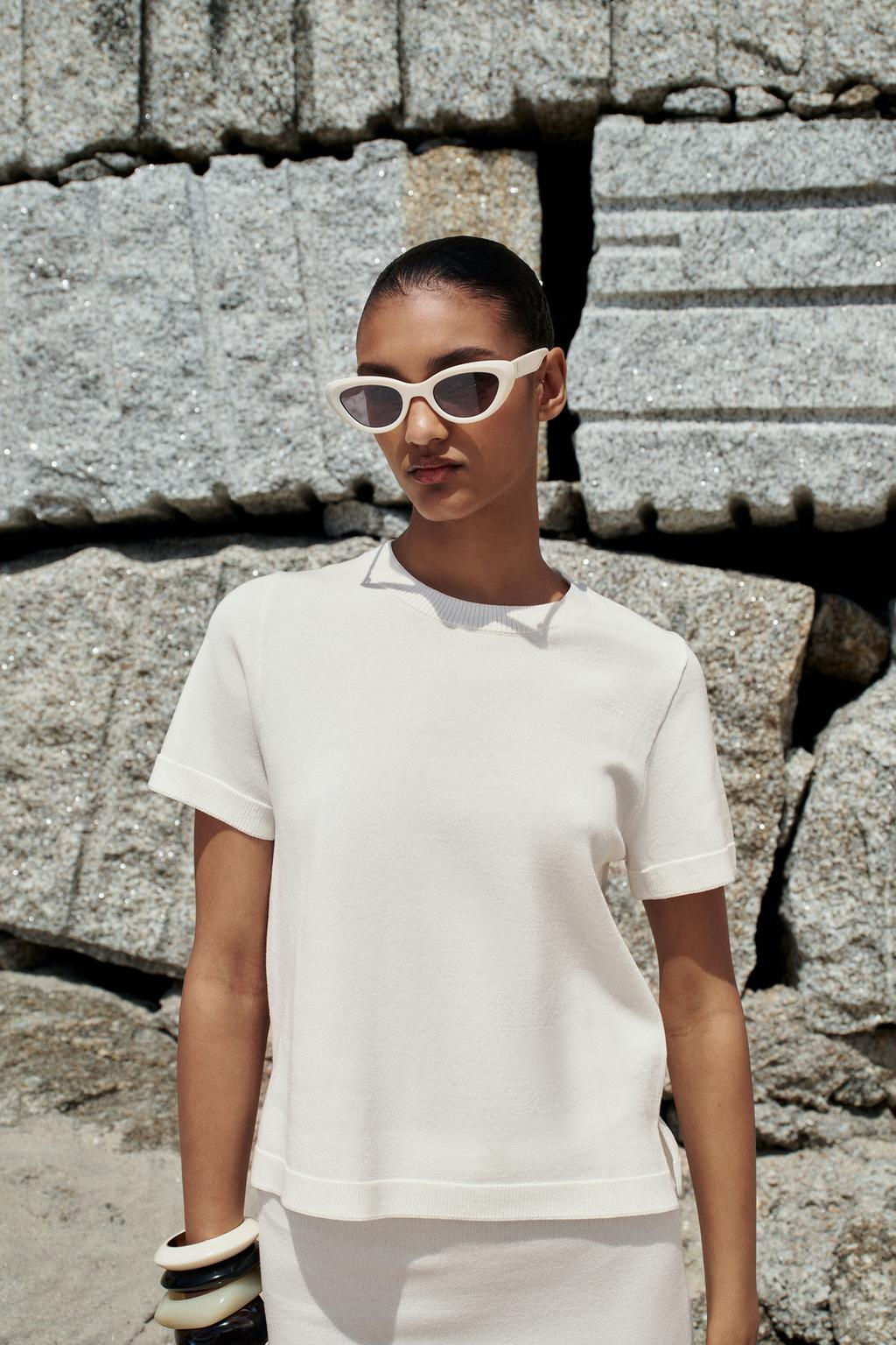 BASIC PLAIN KNIT TOP - Zara фото 2
