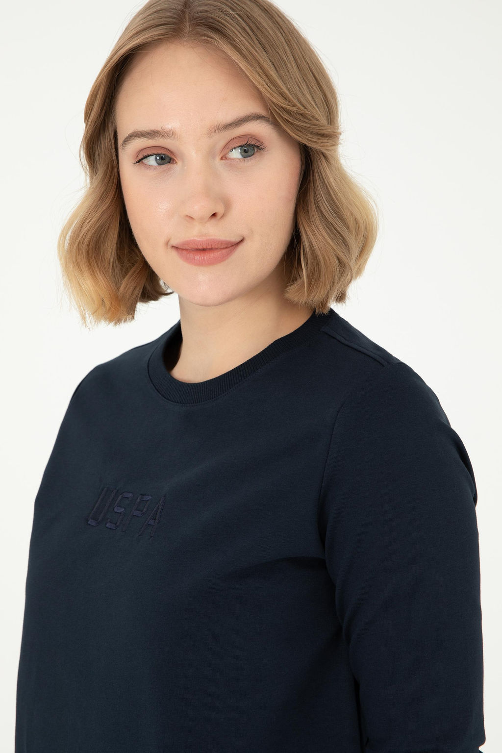 Женский темно-синий свитшот - U.s. polo assn фото 2