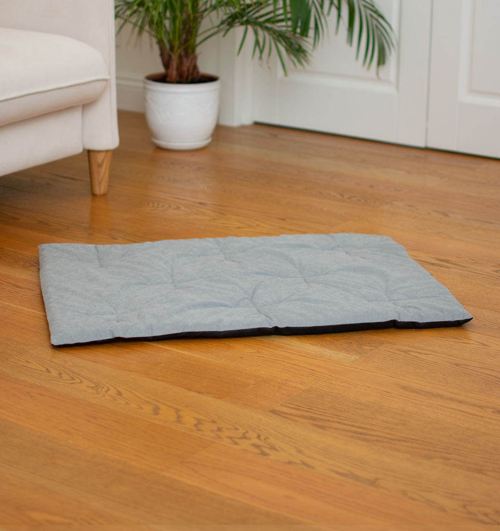 Подстилка прямоугольная стёганая, серая 48*35*3см 99ред99 95131сер 95131сер