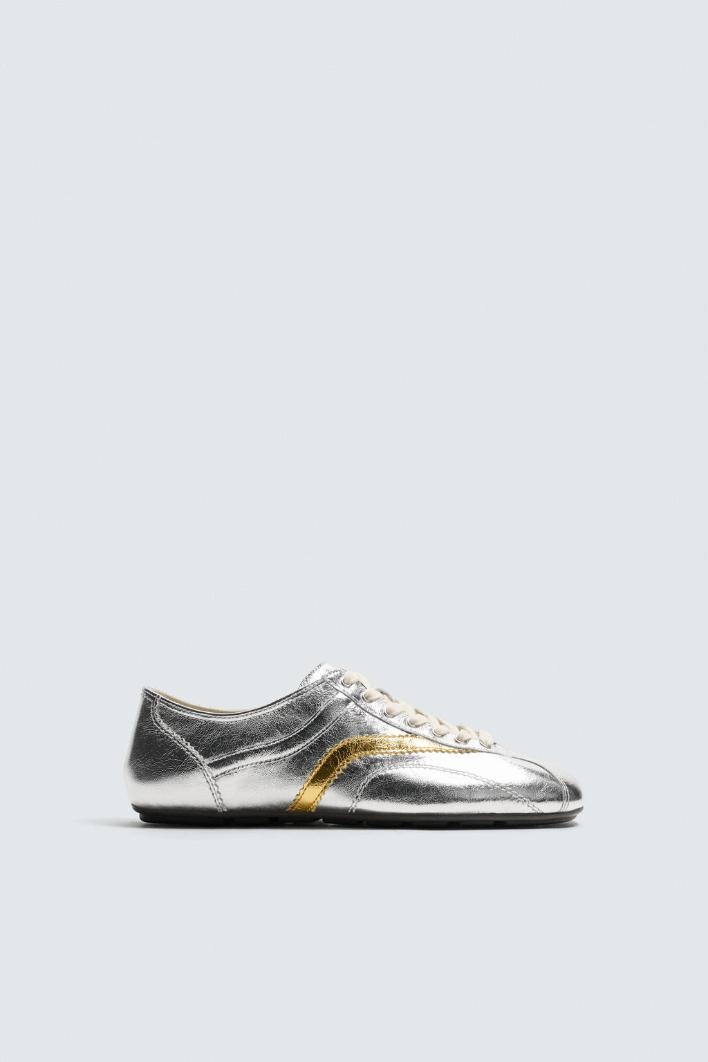 METALLIC LEATHER TRAINERS HARRY LAMBERT FOR ZARA x DISNEY  фото 2