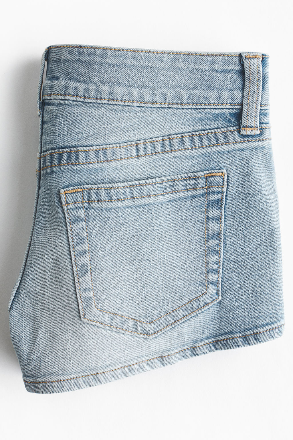 Minishorts denim de talle bajo - H&m фото 6