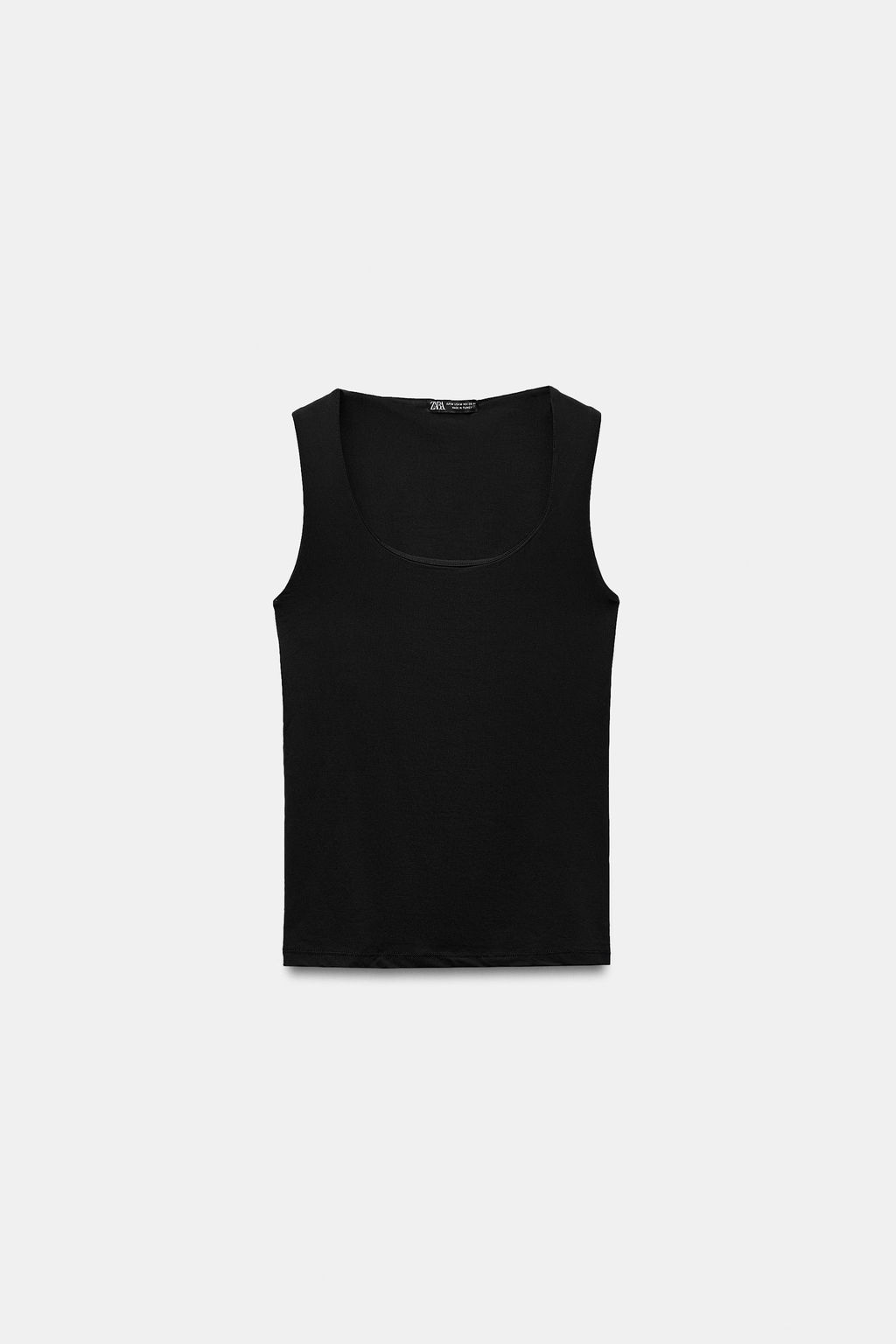 WIDE STRAP POLYAMIDE VEST TOP - Zara фото 42