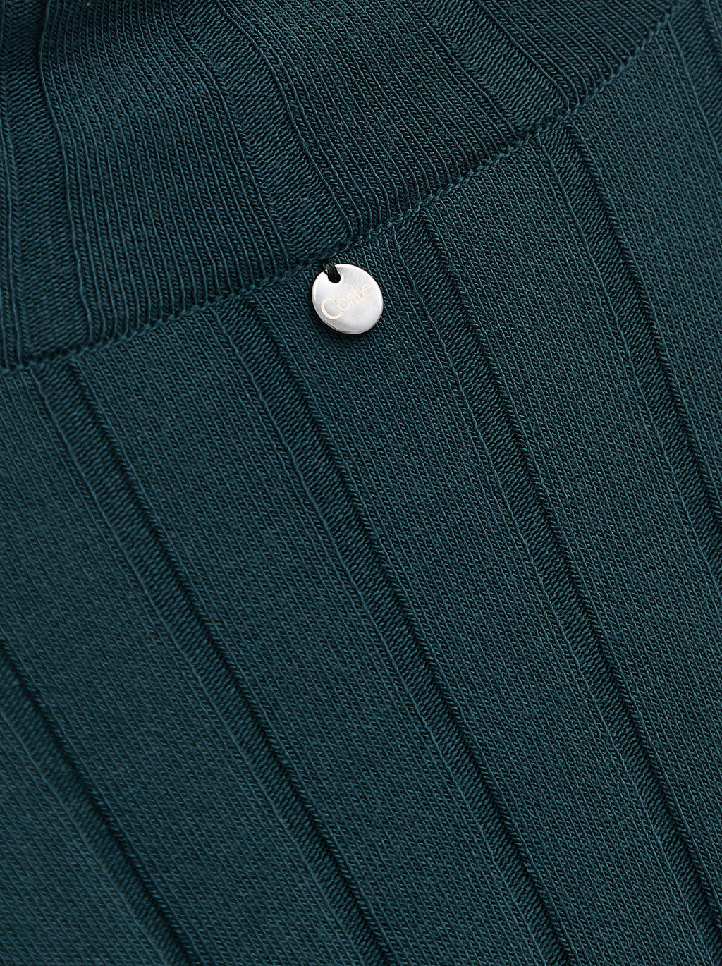 CONTE Джемпер в широкий рубчик из пряжи с вискозой LDK 146 royal green - Conte elegant фото 5