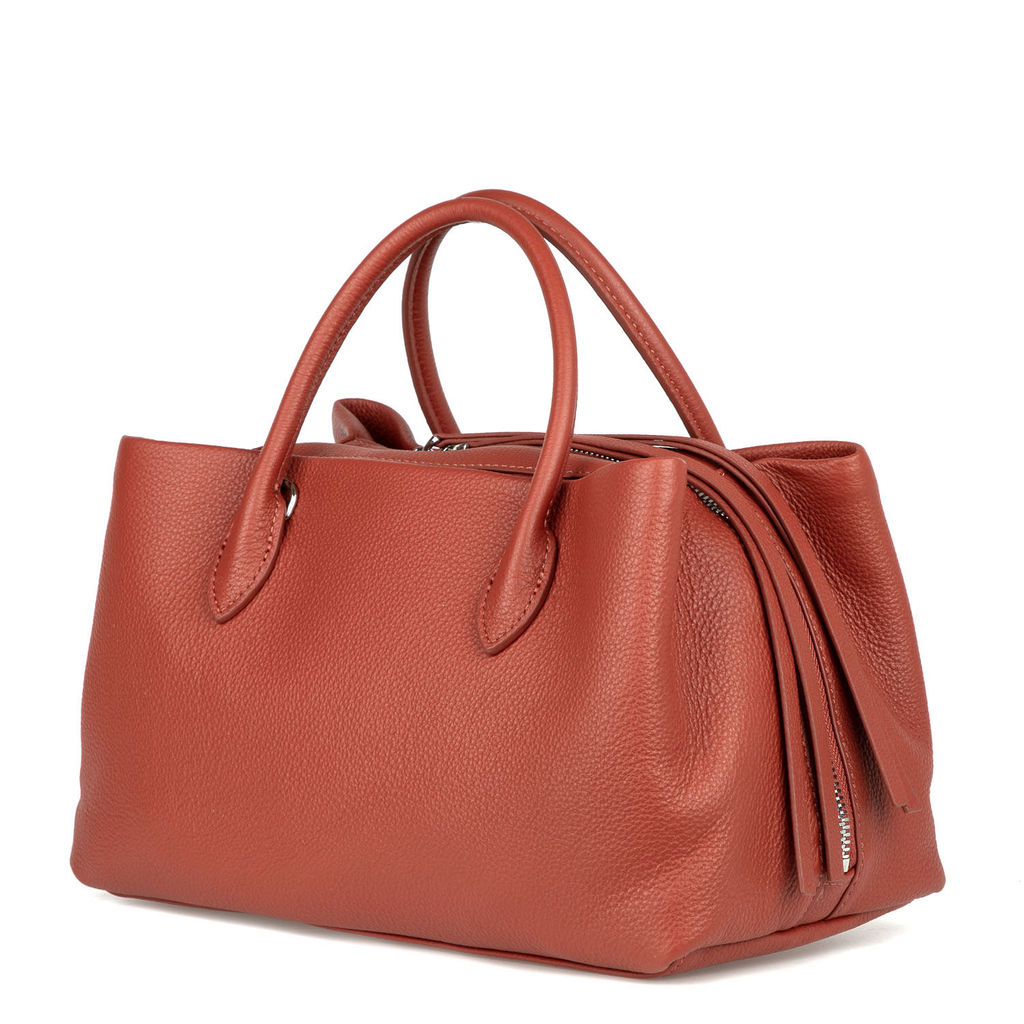 3208 brick, Женская кожаная сумка, Barcelo Biagi  фото 2